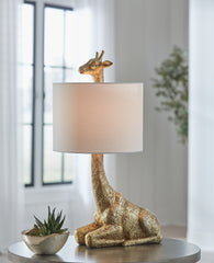 Floridian Furniture - Ashley Furniture - Ferrison Lighting - 2-Piece Lamp Set / Gold Finish - L317004X2