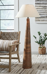 Floridian Furniture - Ashley Furniture - Danset Lighting - Table Lamp (Set of 2) / Brown - L329104X2