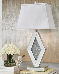 Floridian Furniture - Ashley Furniture - Prunella Lighting - Table Lamp (Set of 2) / Silver Finish - L429034X2