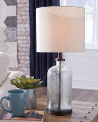 Floridian Furniture - Ashley Furniture - Bandile Lighting - Table Lamp (Set of 2) / Clear/Bronze Finish - L430674X2