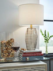 Floridian Furniture - Ashley Furniture - Taylow Lighting - Table Lamp (Set of 2) / Gray - L430794X2