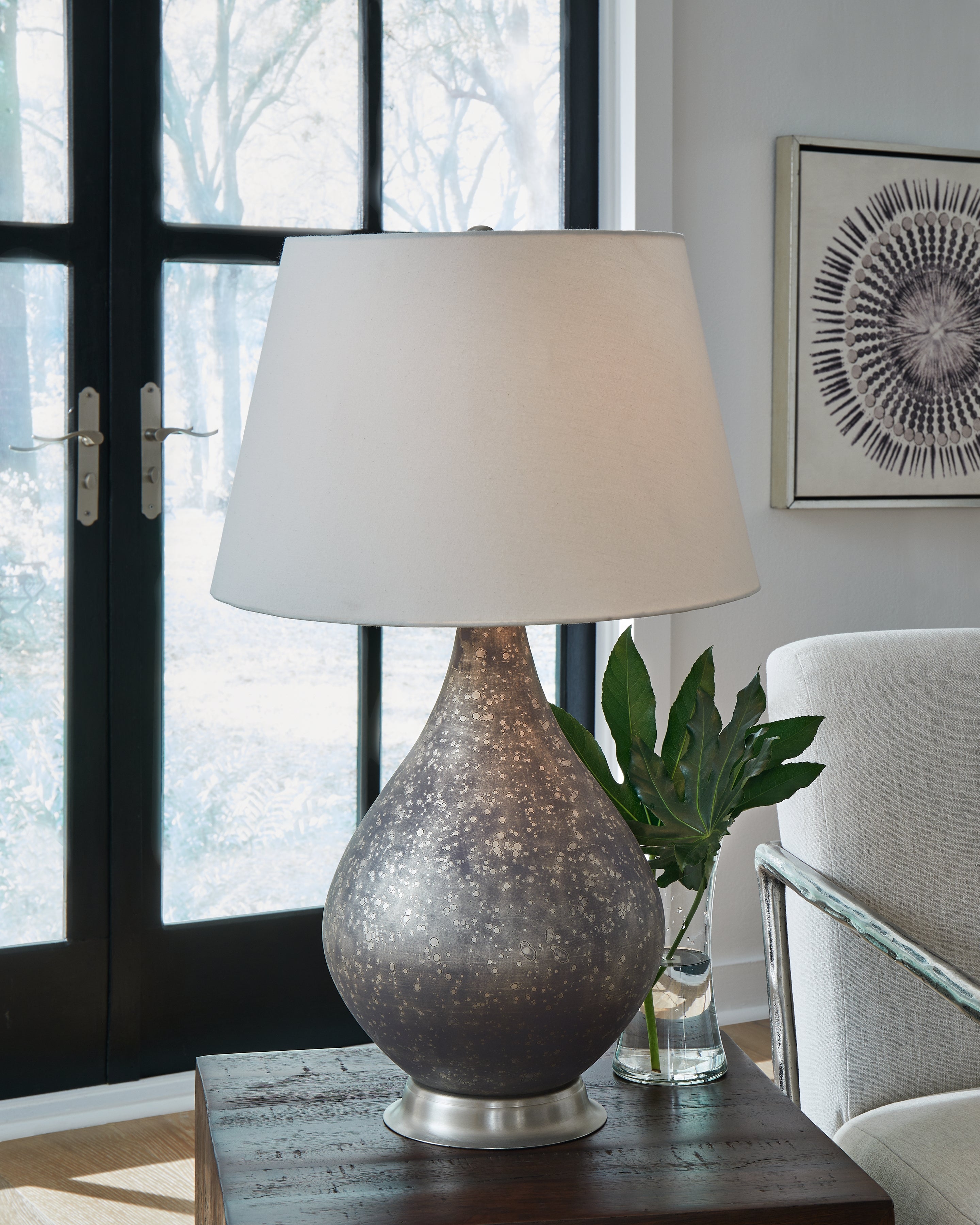 Floridian Furniture - Ashley Furniture - Bluacy Lighting - Table Lamp (Set of 2) / Antique Gray - L430834X2
