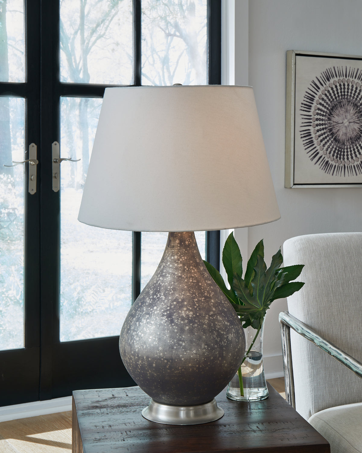 Floridian Furniture - Ashley Furniture - Bluacy Lighting - Table Lamp (Set of 2) / Antique Gray - L430834X2