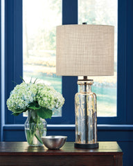 Floridian Furniture - Ashley Furniture - Laurentia Lighting - Table Lamp (Set of 2) / Champagne - L431414X2