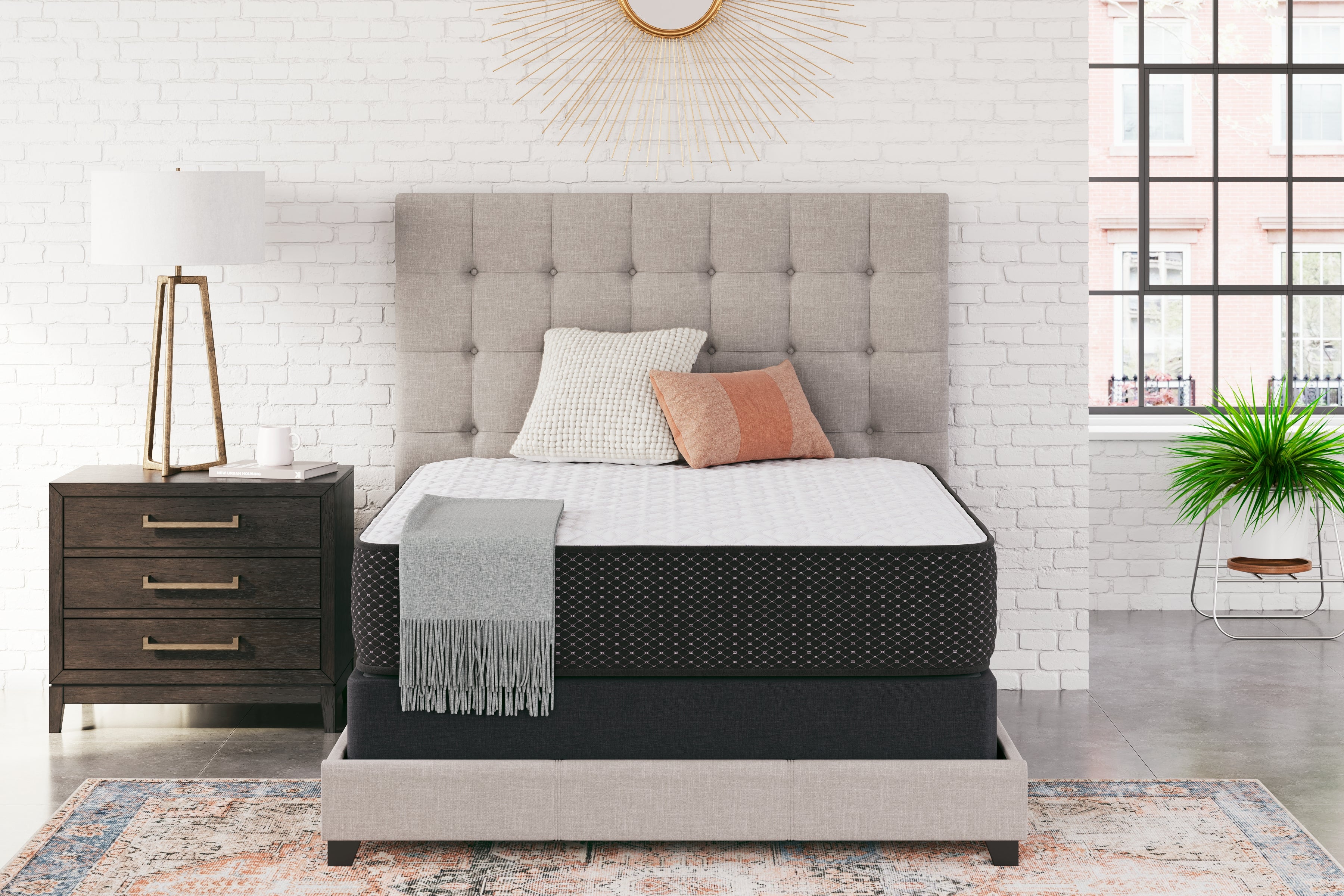 Floridian Furniture - Ashley Furniture - Limited Edition Firm Mattresses - Queen / White - M41031