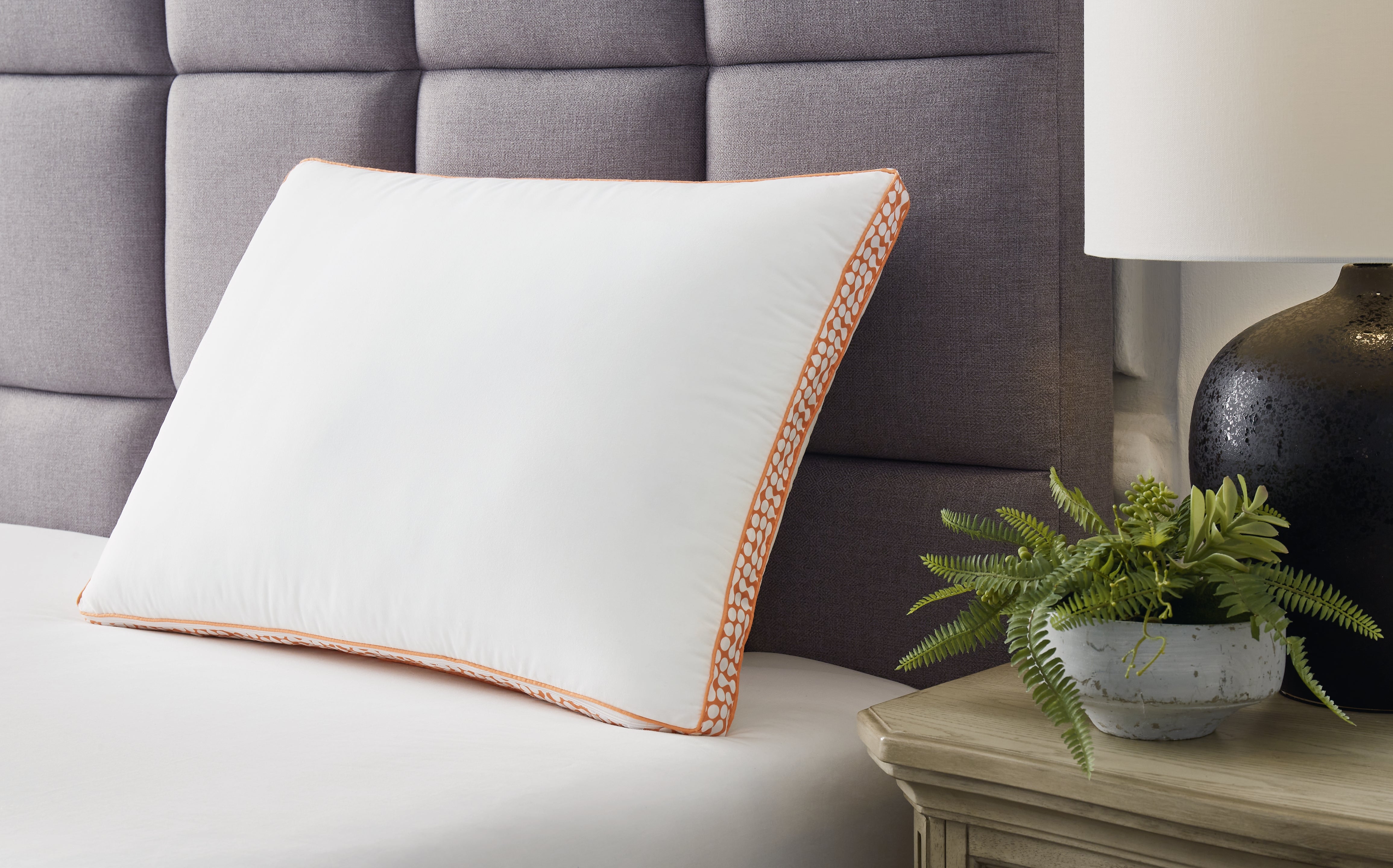 Floridian Furniture - Ashley Furniture - Zephyr 2.0 Pillows - 3-in-1 Pillow / White/Orange - M52112P