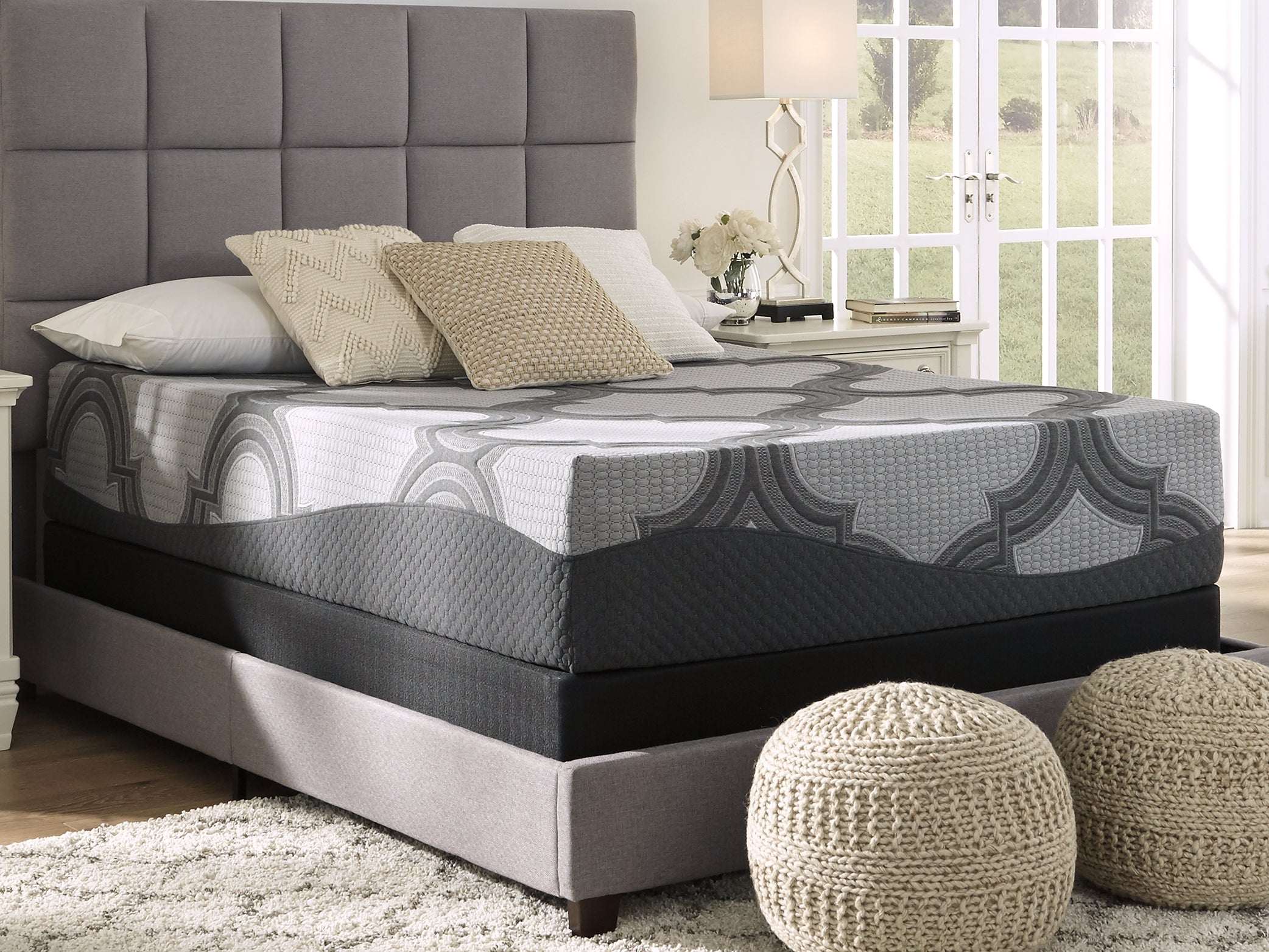 Floridian Furniture - Ashley Furniture - 1100 Series Mattresses - Twin XL / Gray - M52671