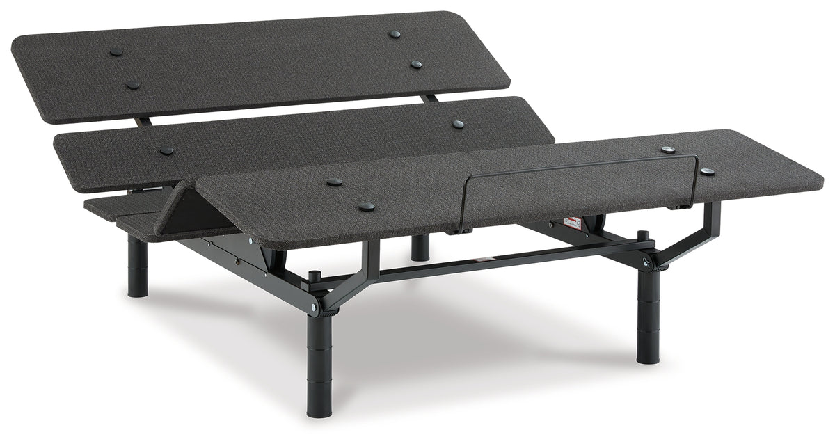 Floridian Furniture - Ashley Furniture - Cosmic Power Base Queen Adjustable Base - Queen Adjustable Base / Black - M8X232