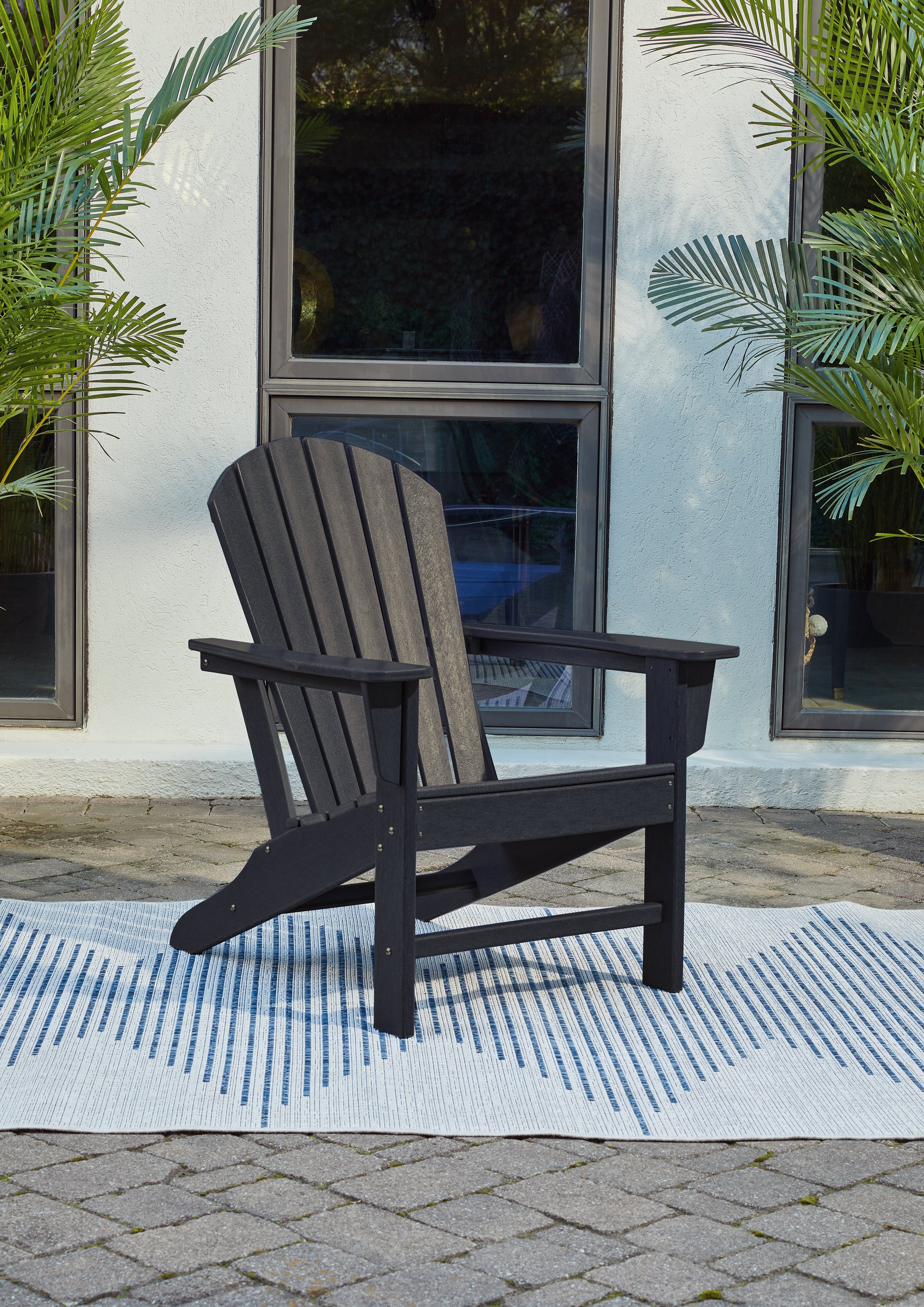 Floridian Furniture - Ashley Furniture - Sundown Treasure Outdoor - Adirondack Chair / Black - P008-898