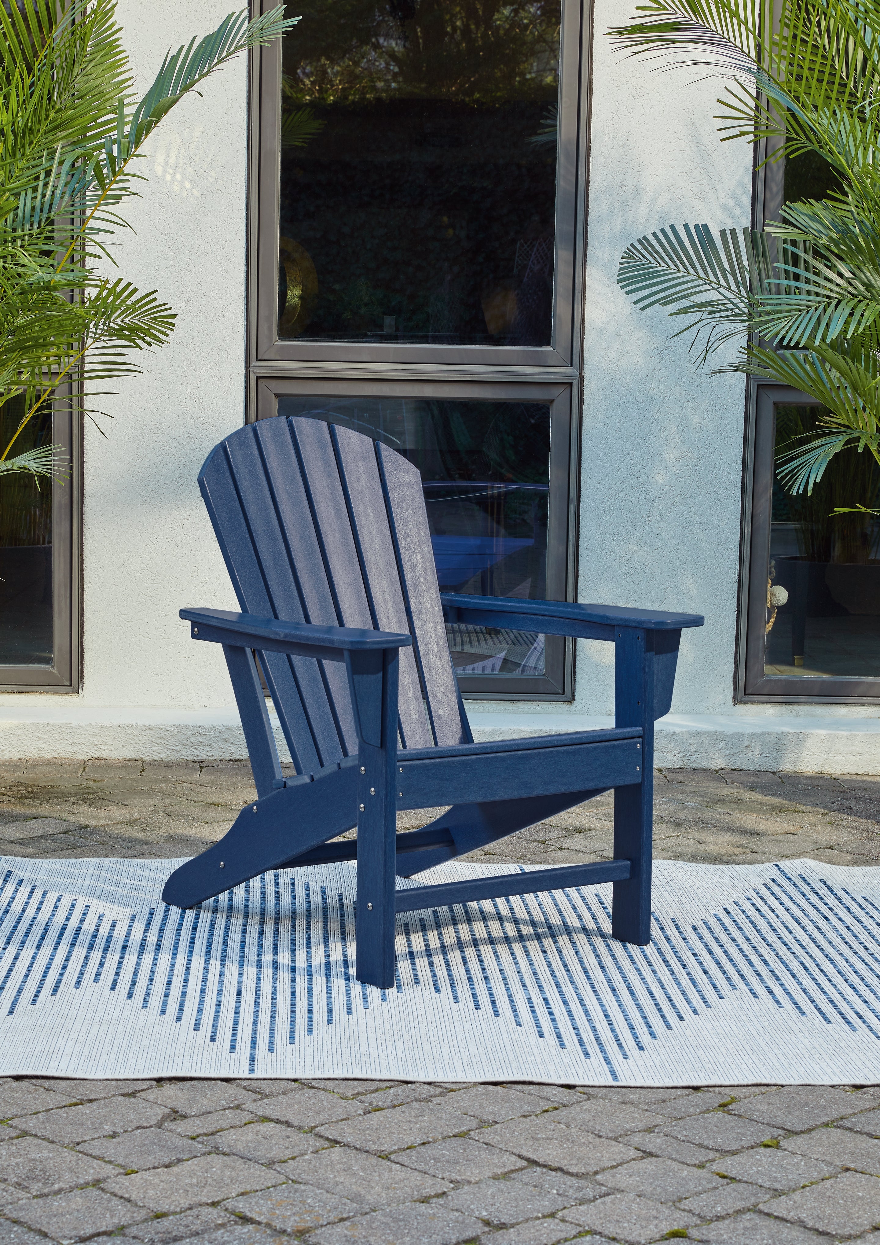 Floridian Furniture - Ashley Furniture - Sundown Treasure Outdoor - Adirondack Chair / Blue - P009-898