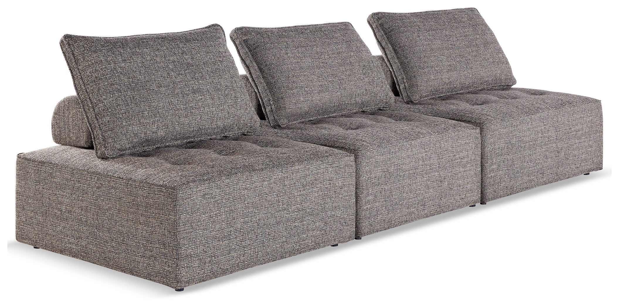 Floridian Furniture - Ashley Furniture - Bree Zee Outdoor - 3-Piece Outdoor Modular Seating / Brown - P160P9