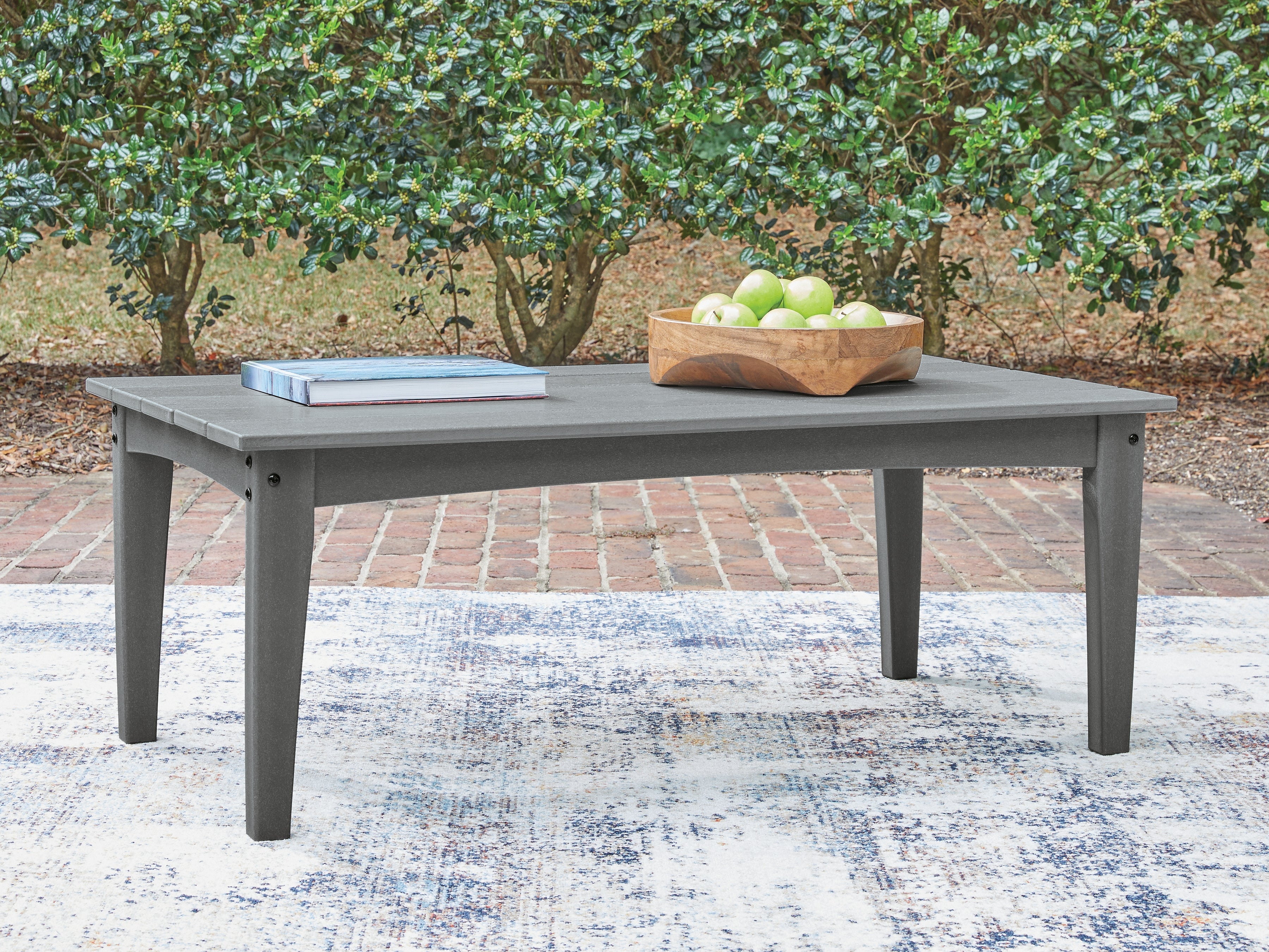 Floridian Furniture - Ashley Furniture - Cove Beach Outdoor - Rectangular Cocktail Table / Gray - PCP803-701