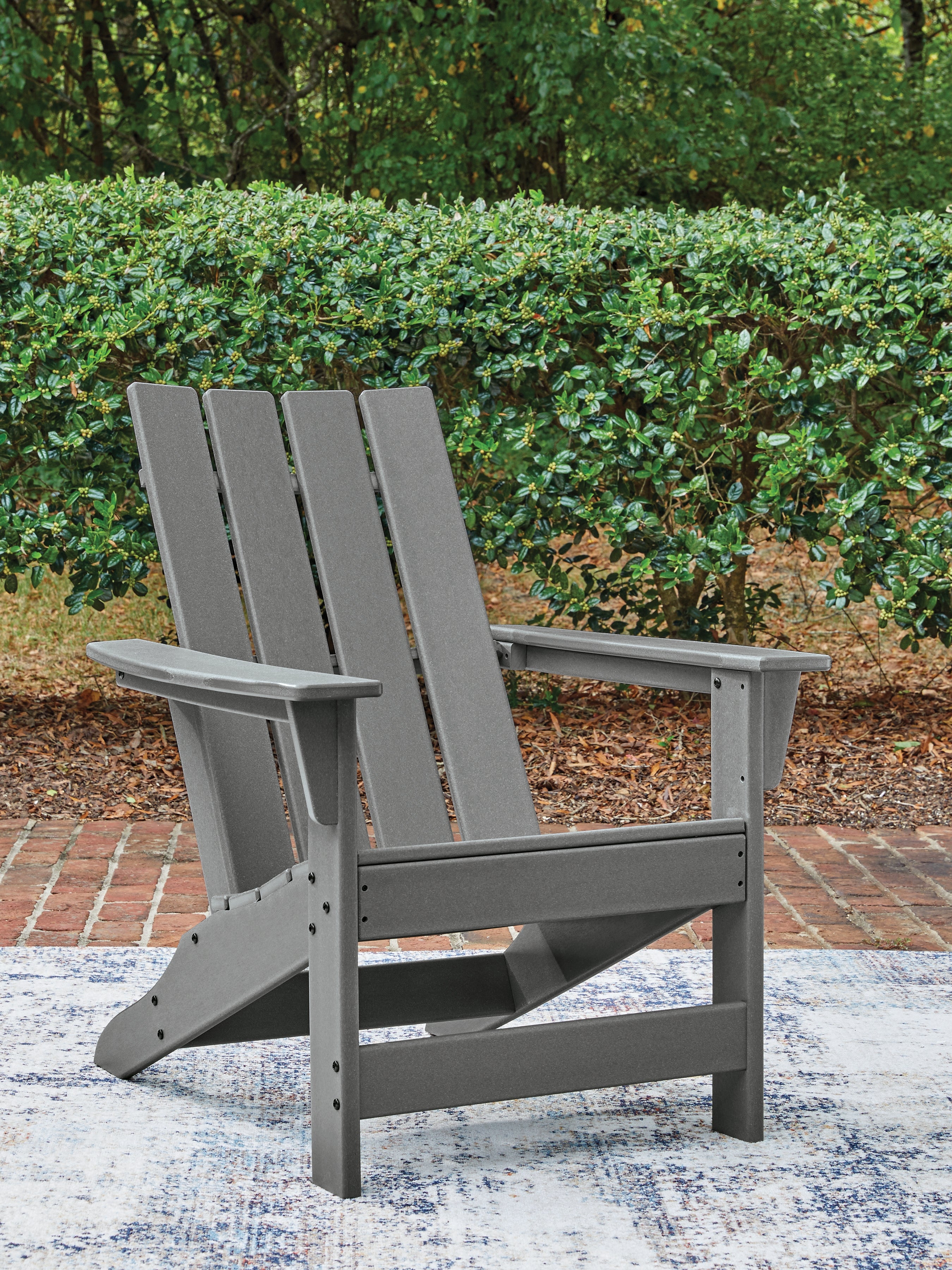 Floridian Furniture - Ashley Furniture - Cove Beach Outdoor - Adirondack Chair / Gray - PCP803-898