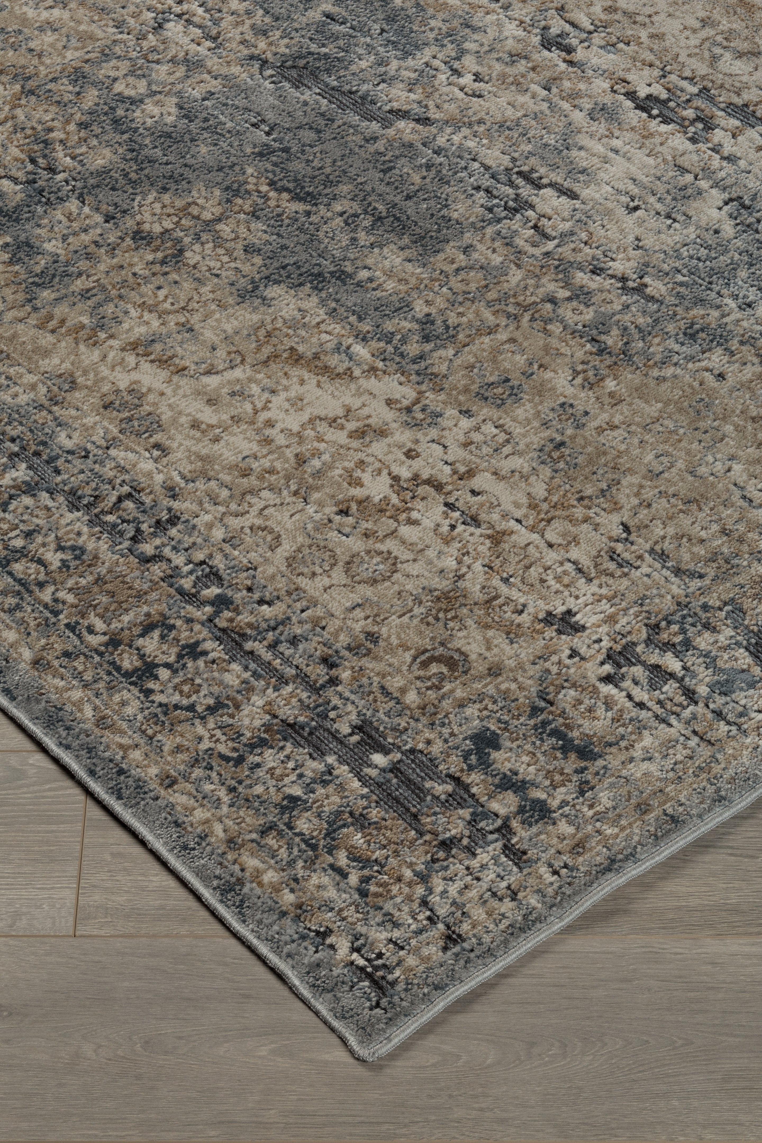 Floridian Furniture - Ashley Furniture - South Rug - 8' x 10' Rug / Blue/Beige - R402721