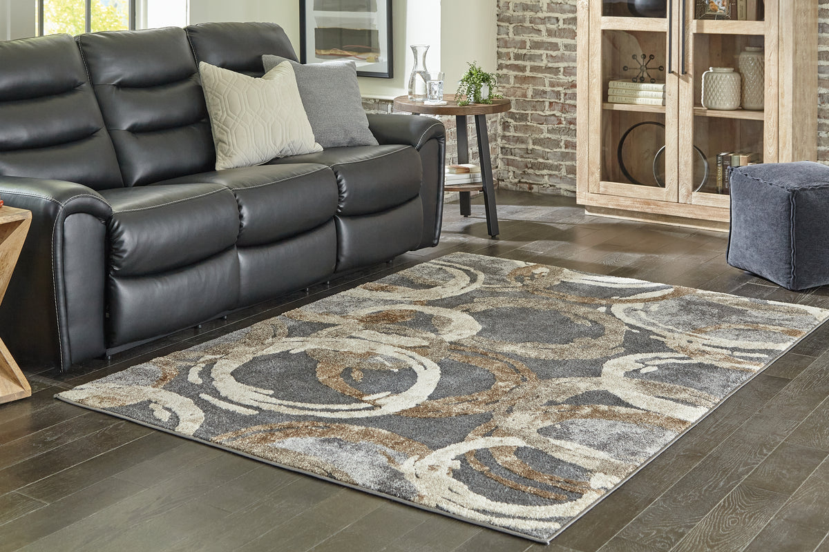 Floridian Furniture - Ashley Furniture - Faelyn Rug - 5' x 7'3" Rug / Multi - R405182