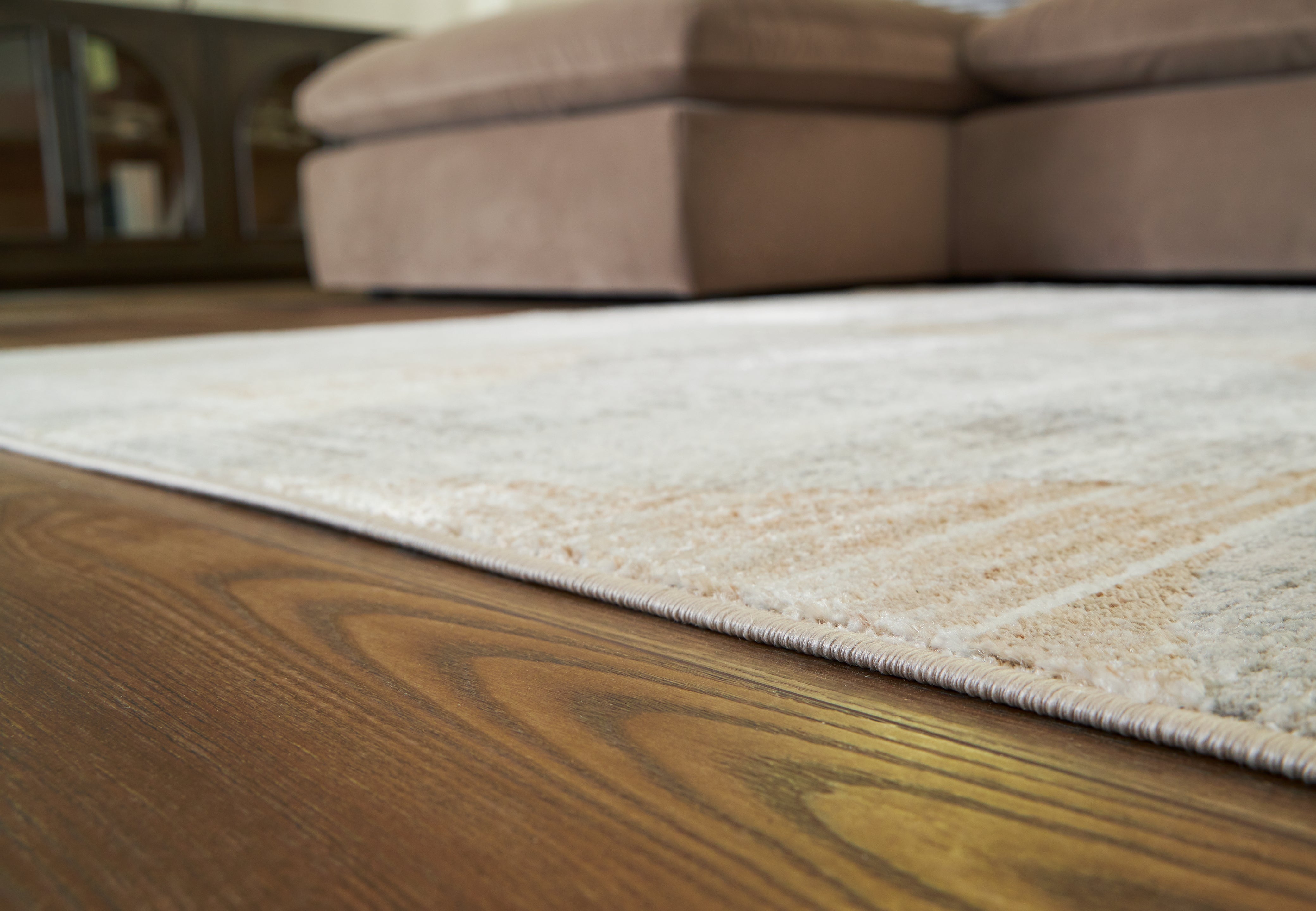 Floridian Furniture - Ashley Furniture - Truward Rug - 8' x 10' Rug / Linen/Gray/Caramel - R406471