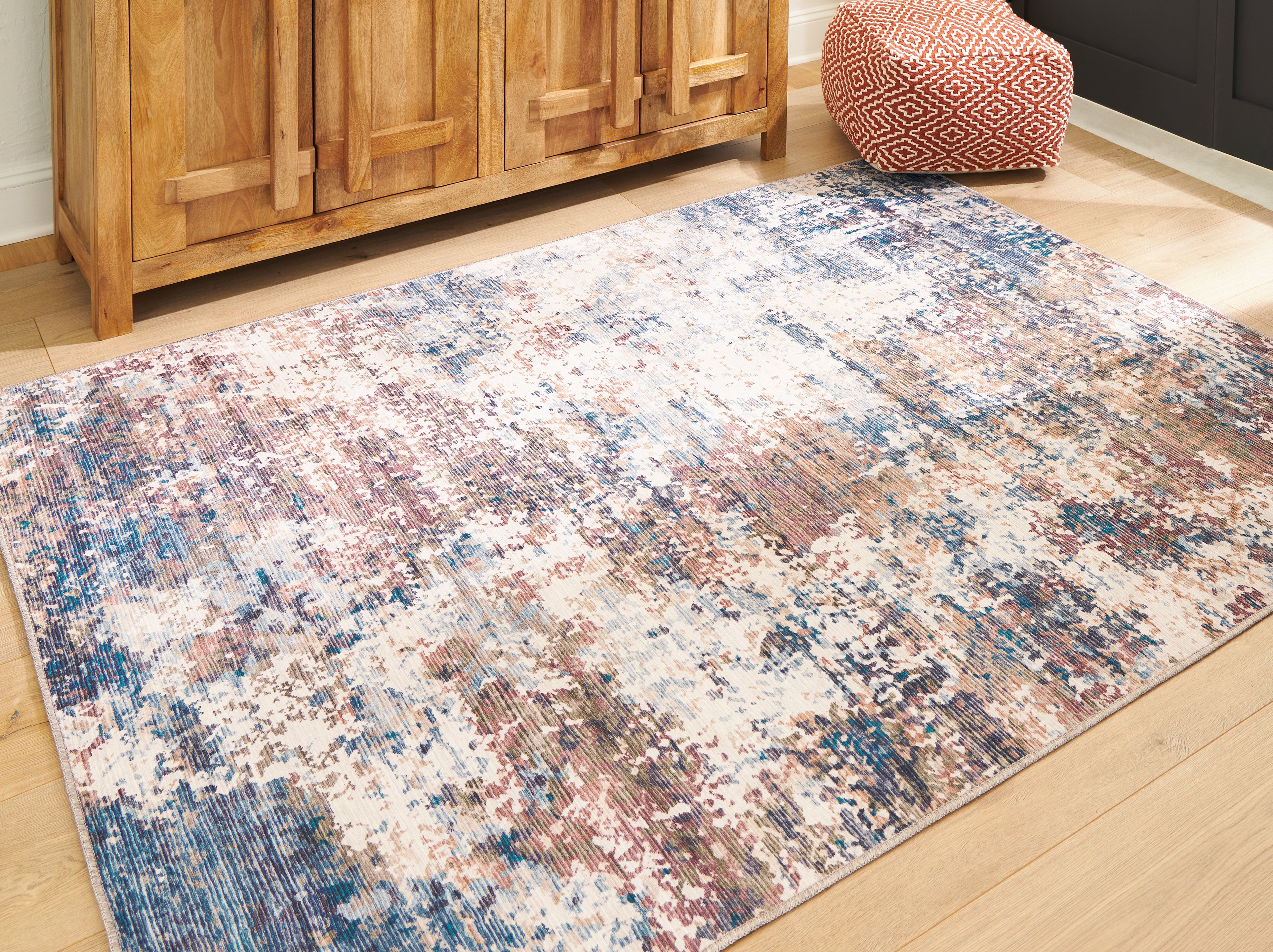 Floridian Furniture - Ashley Furniture - Willbertal Rug - 8' x 10' Washable Rug / Multi - R406651