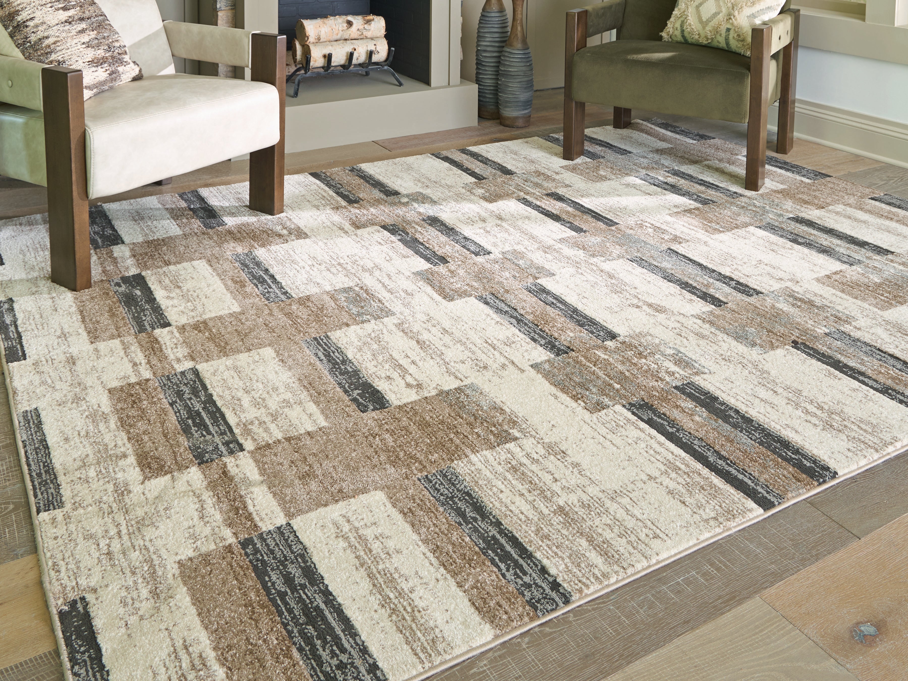 Floridian Furniture - Ashley Furniture - Alstone Rug - 7'10" x 10' Area Rug / Multi - R407731