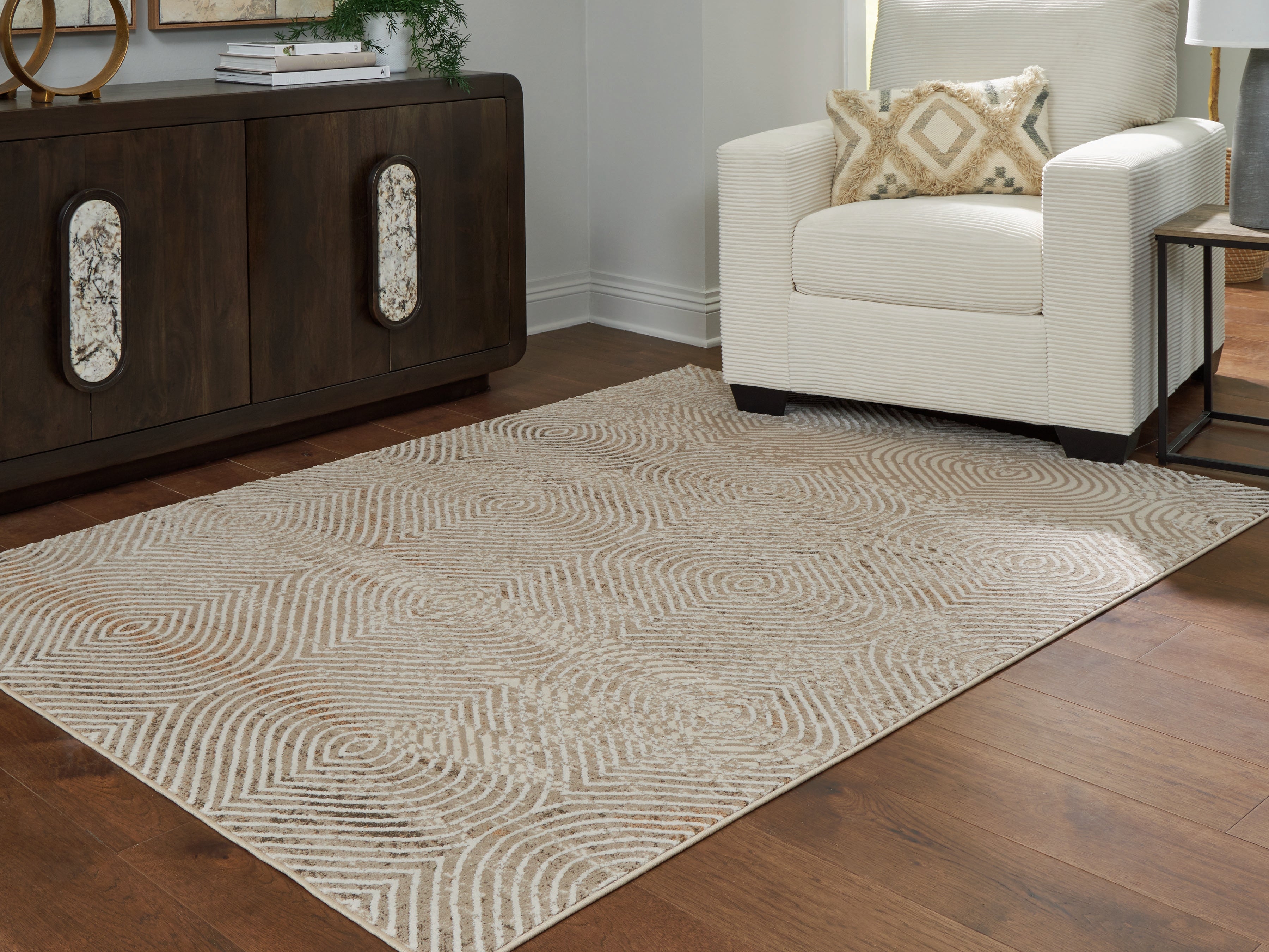 Floridian Furniture - Ashley Furniture - Bachus Rug - 5'3" x 7' Area Rug / Multi - R407752