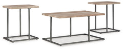 Floridian Furniture - Ashley Furniture - Albreane Table (Set of 3) - Occasional Table Set (3/CN) / Grayish Brown/Black - T147-13