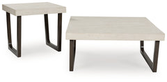 Floridian Furniture - Ashley Furniture - Westenfort Table (Set of 2) - Occasional Table Set (Set of 2) / Espresso/Gray - T202-12