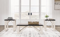 Floridian Furniture - Ashley Furniture - Dorrinson Table (Set of 3) - Occasional Table Set (3/CN) / Antique White - T236-13