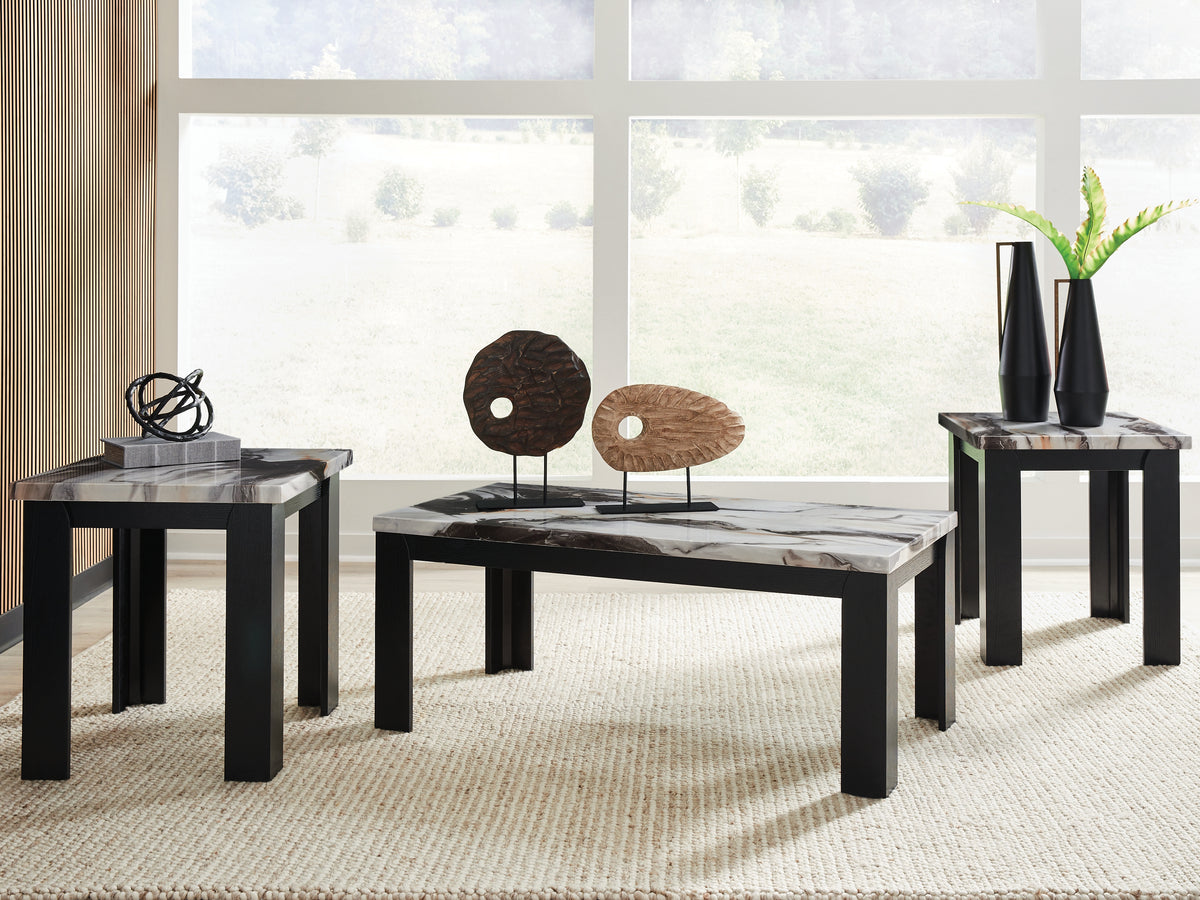 Floridian Furniture - Ashley Furniture - Jazmore Table (Set of 3) - Occasional Table Set (3/CN) / Dark Brown - T255-13