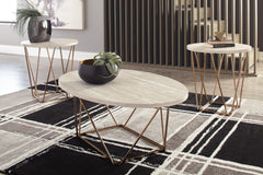 Floridian Furniture - Ashley Furniture - Tarica Table (Set of 3) - Occasional Table Set (3/CN) / Two-tone - T385-13