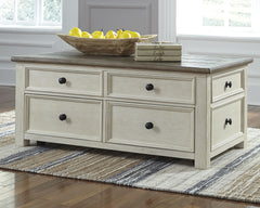 Floridian Furniture - Ashley Furniture - Bolanburg Coffee Table with Lift Top - Lift Top Cocktail Table / Two-tone - T637-20
