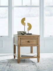 Floridian Furniture - Ashley Furniture - Sharlance End Table - Rectangular End Table / Light Brown - T655-3