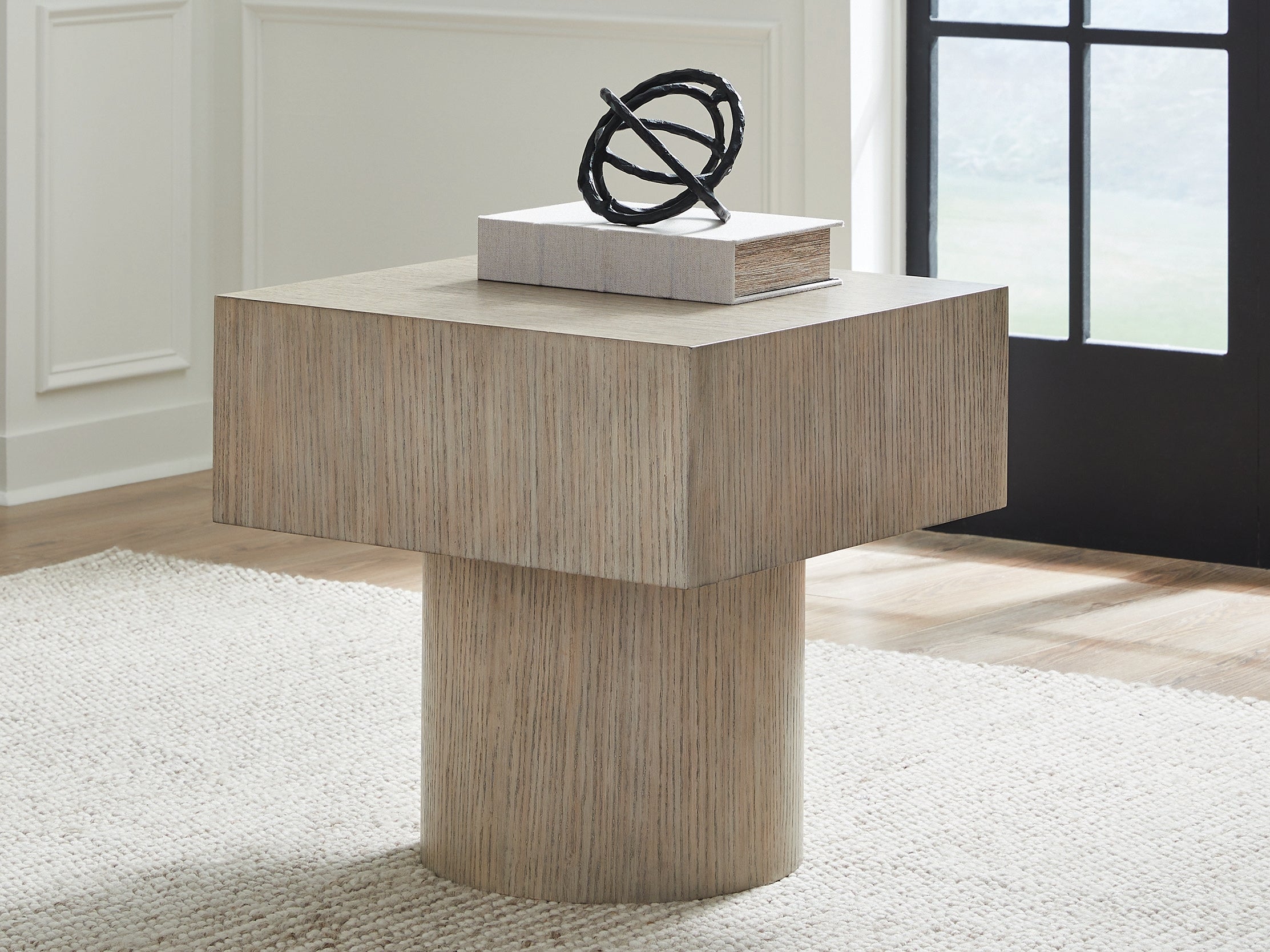 Floridian Furniture - Ashley Furniture - Jorielyn End Table - Square End Table / Light Grayish Brown - T712-2