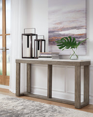Floridian Furniture - Ashley Furniture - Loyaska Sofa Table - Sofa Table / Brown/Ivory - T789-4