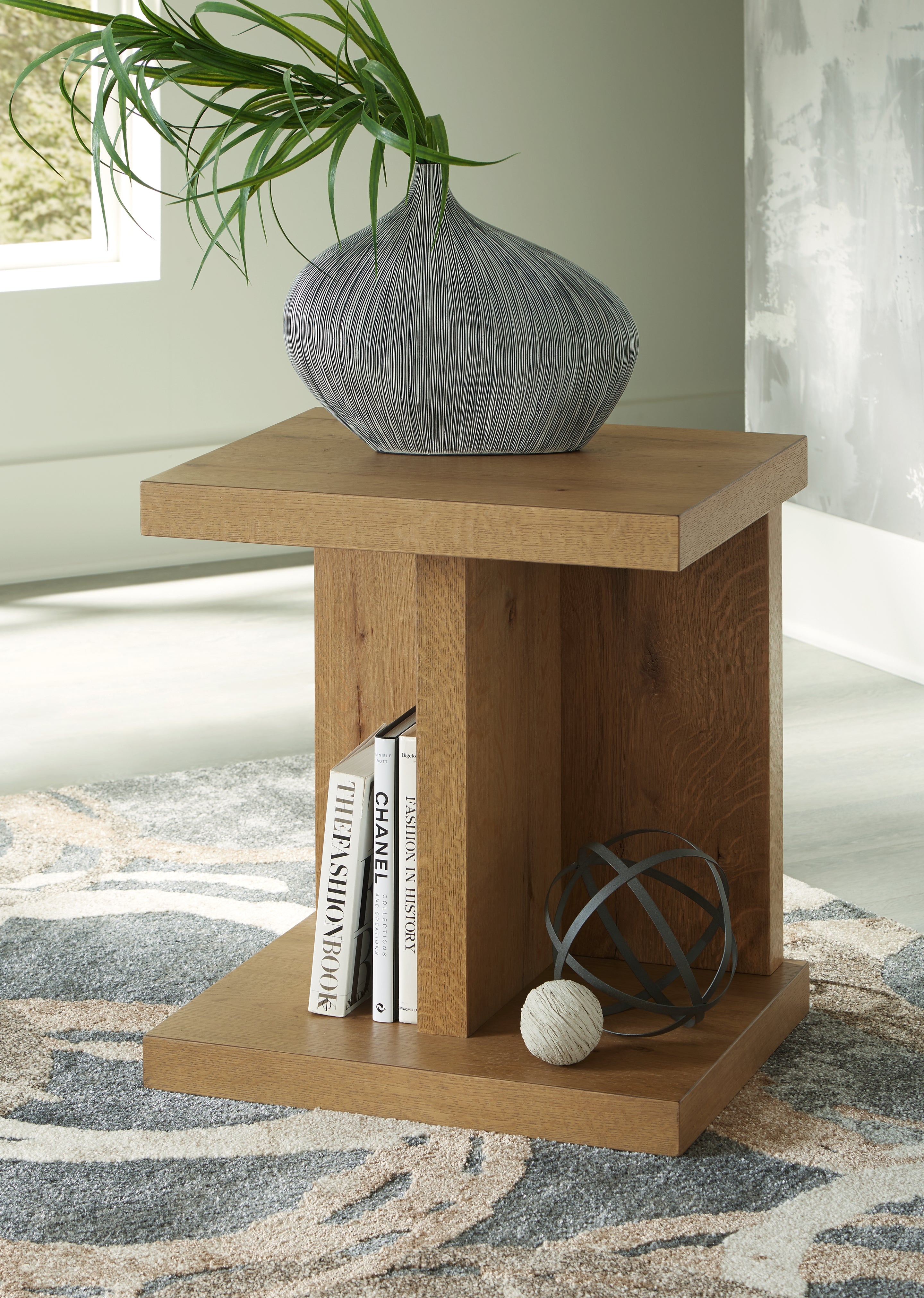Floridian Furniture - Ashley Furniture - Brinstead Chairside End Table - Chair Side End Table / Light Brown - T839-7