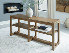 Floridian Furniture - Ashley Furniture - Cabalynn Sofa Table - Sofa Table / Light Brown - T974-4