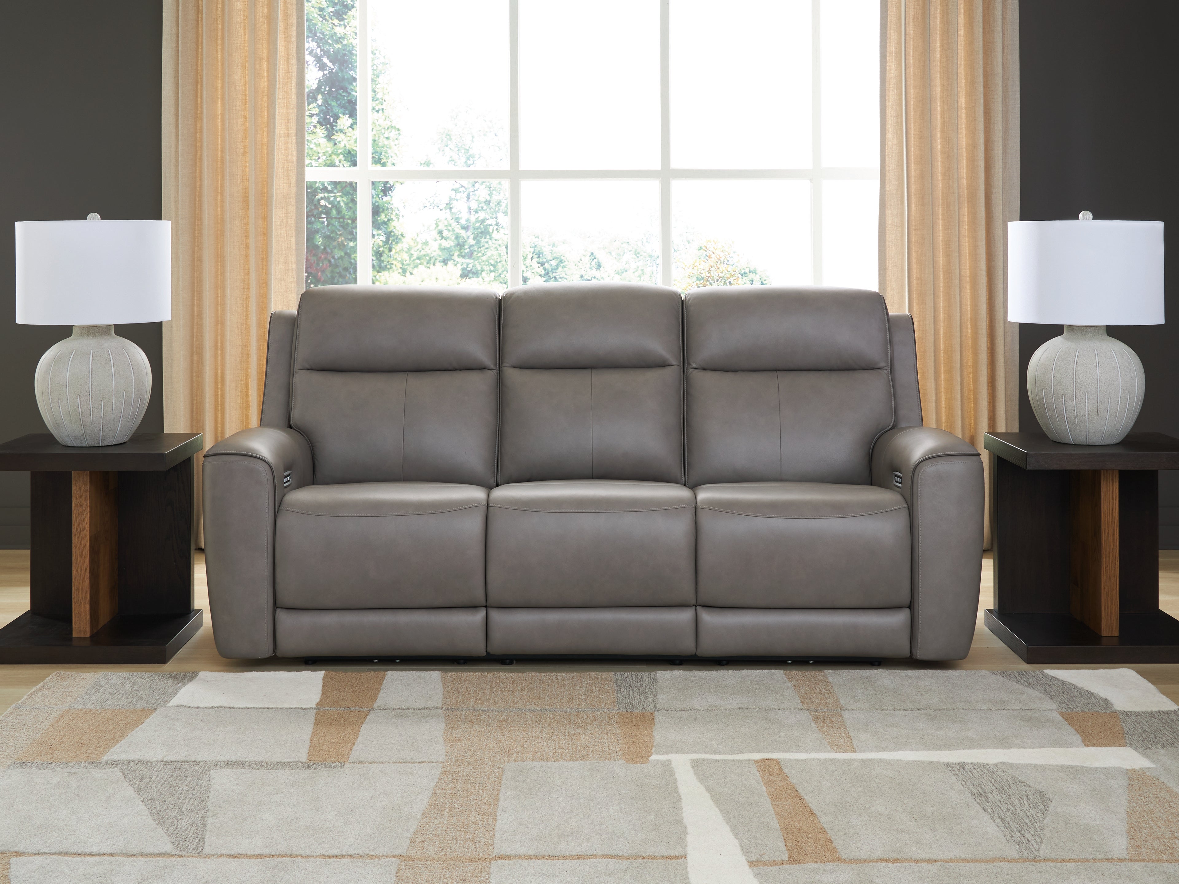 Floridian Furniture - Ashley Furniture - 5Z-Comfort Living Room - PWR REC Sofa with ADJ Headrest / Coin - PCU1090015