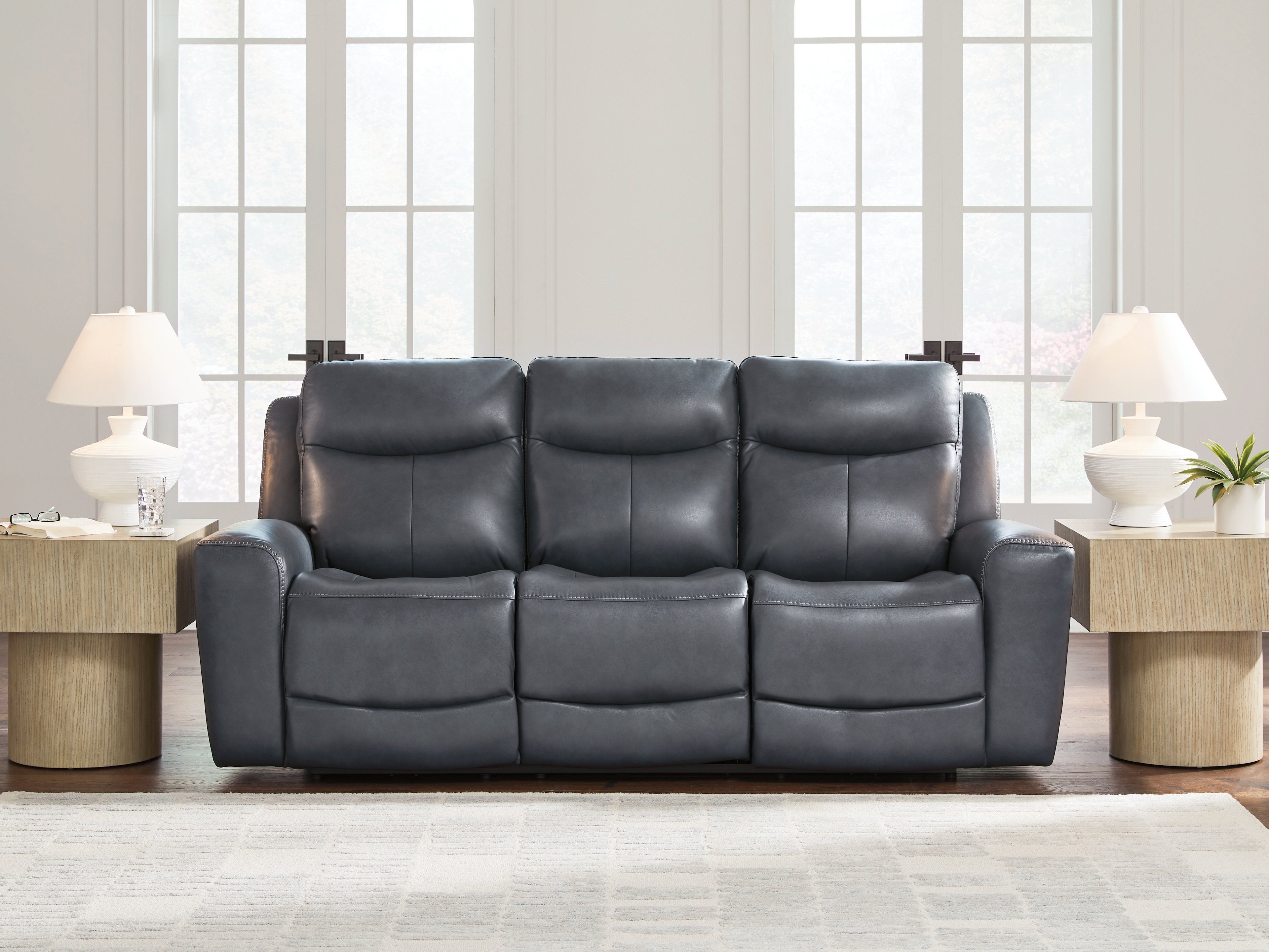 Floridian Furniture - Ashley Furniture - Next Move Living Room - PWR REC Sofa with ADJ Headrest / Admiral - PCU1210015