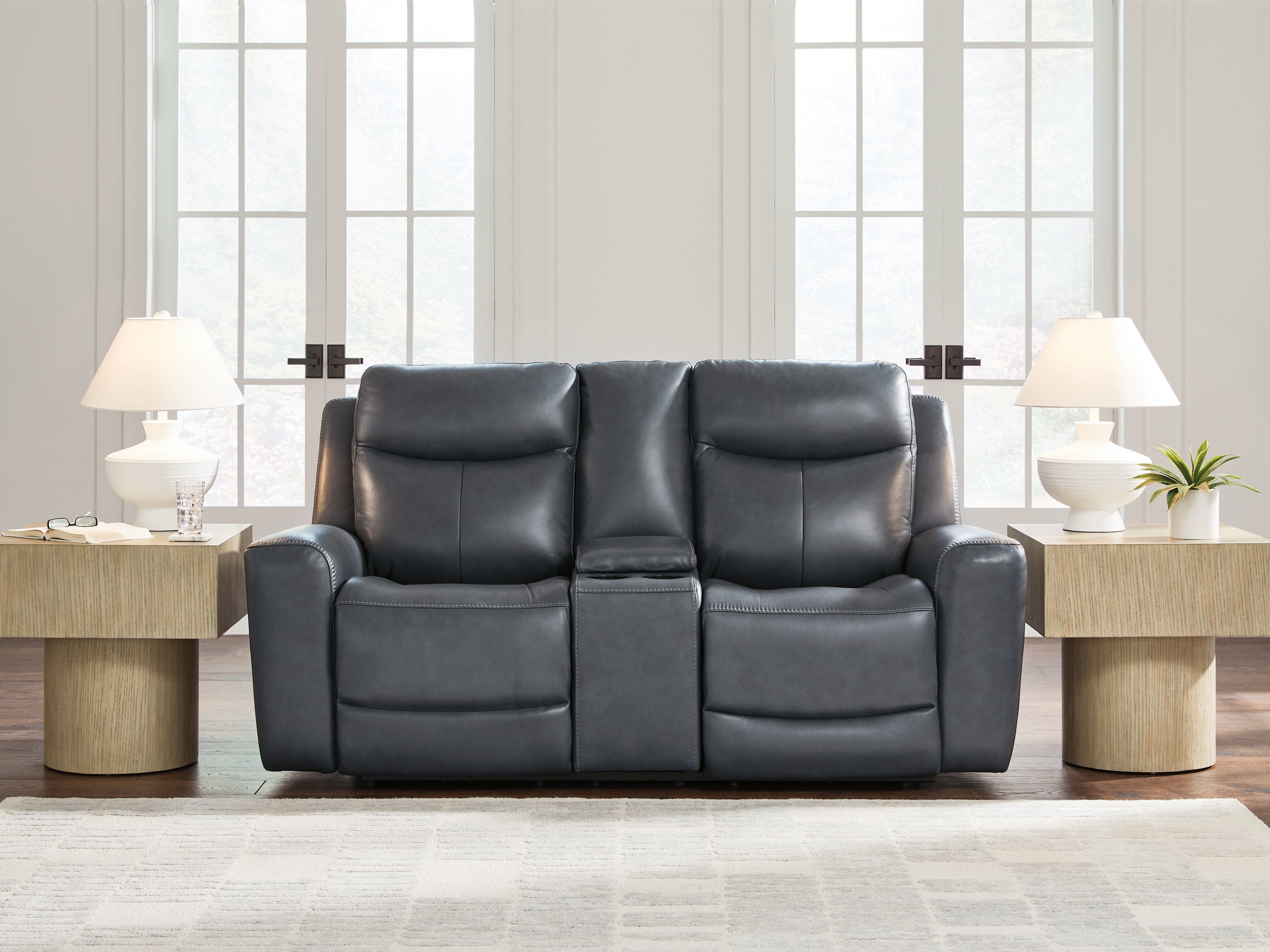 Floridian Furniture - Ashley Furniture - Next Move Living Room - PWR REC Loveseat/CON/ADJ HDRST / Admiral - PCU1210018