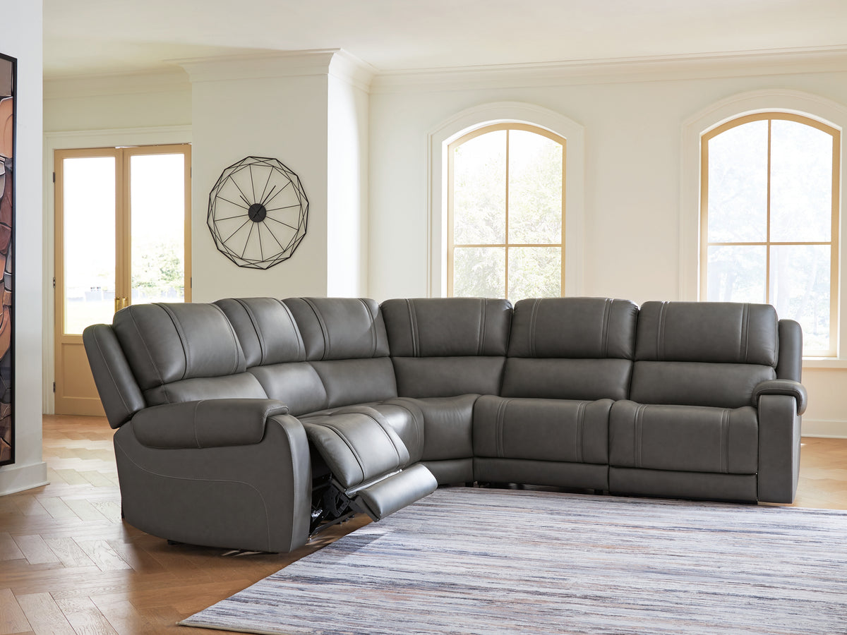 Floridian Furniture - Ashley Furniture - 5Z - Pittson Sectional - 5-Piece Power Reclining Sectional - PCU12600S4