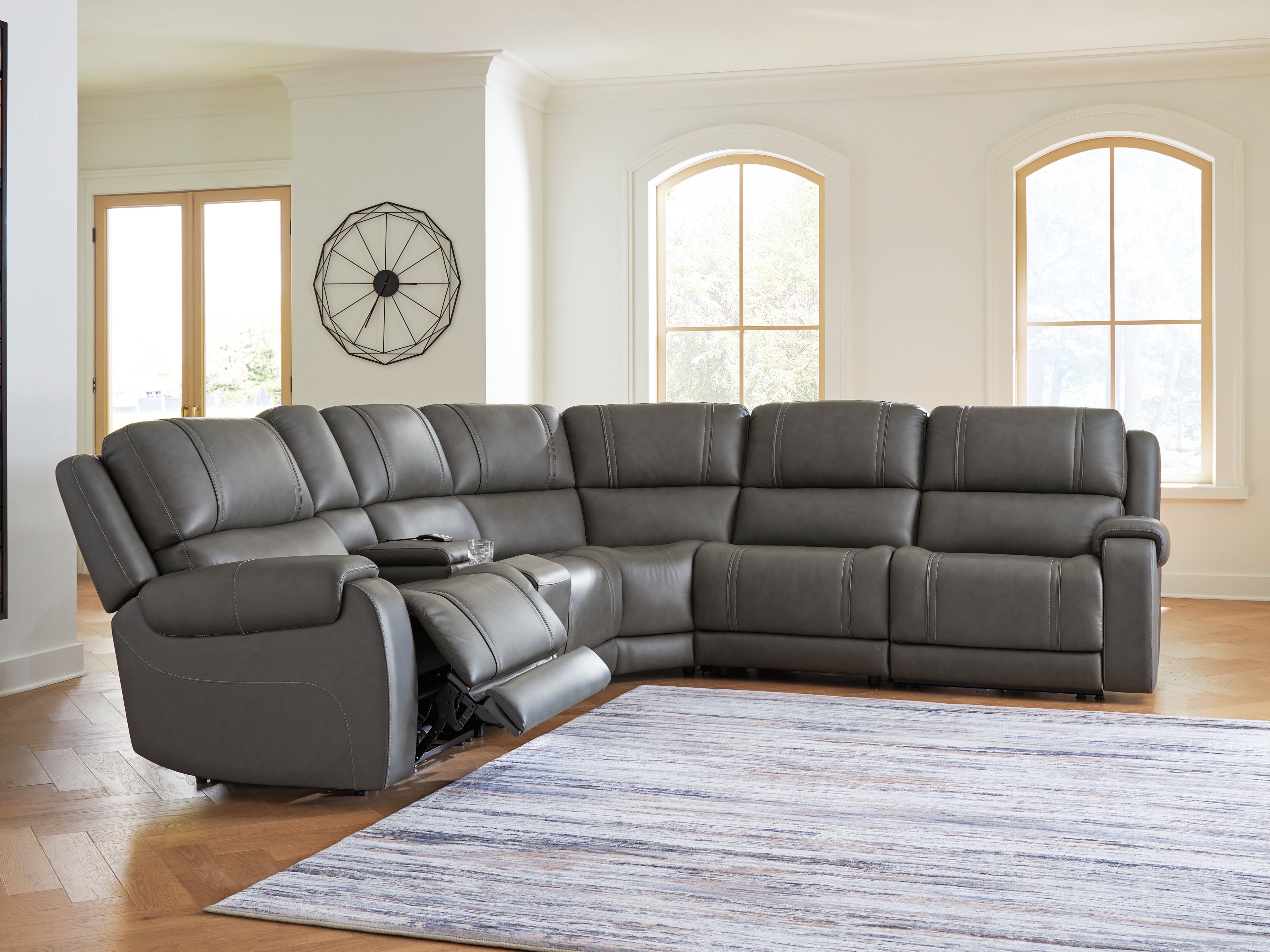 Floridian Furniture - Ashley Furniture - 5Z - Pittson Sectional - 6-Piece Power Reclining Sectional - PCU12600S5