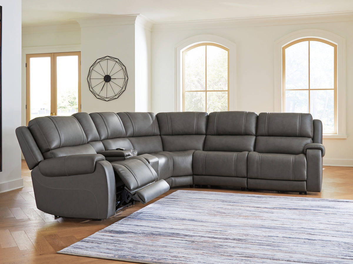 Floridian Furniture - Ashley Furniture - 5Z - Pittson Sectional - 6-Piece Power Reclining Sectional - PCU12600S5