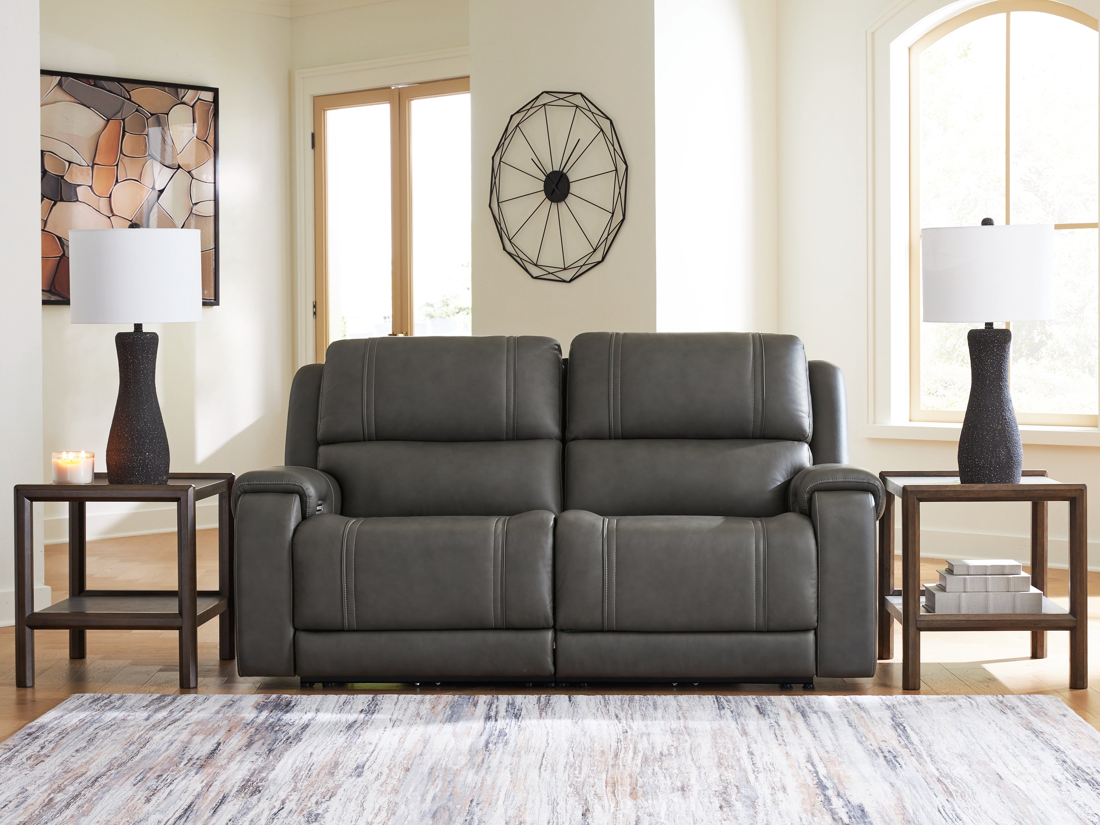 Floridian Furniture - Ashley Furniture - 5Z - Pittson Sectional - 2-Piece Power Reclining Sectional Loveseat - PCU12600S1