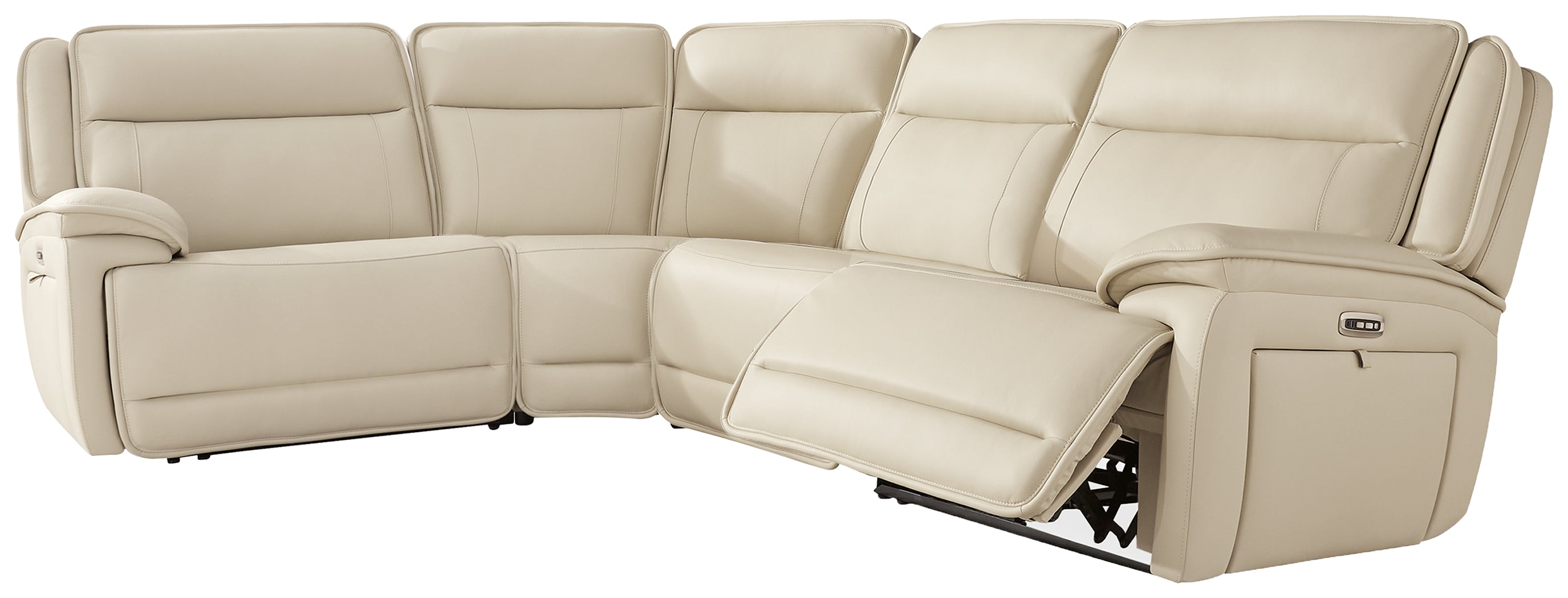 Floridian Furniture - Ashley Furniture - Double Deal Sectional - 4-Piece Reclining Sectional / Almond - U13001S6