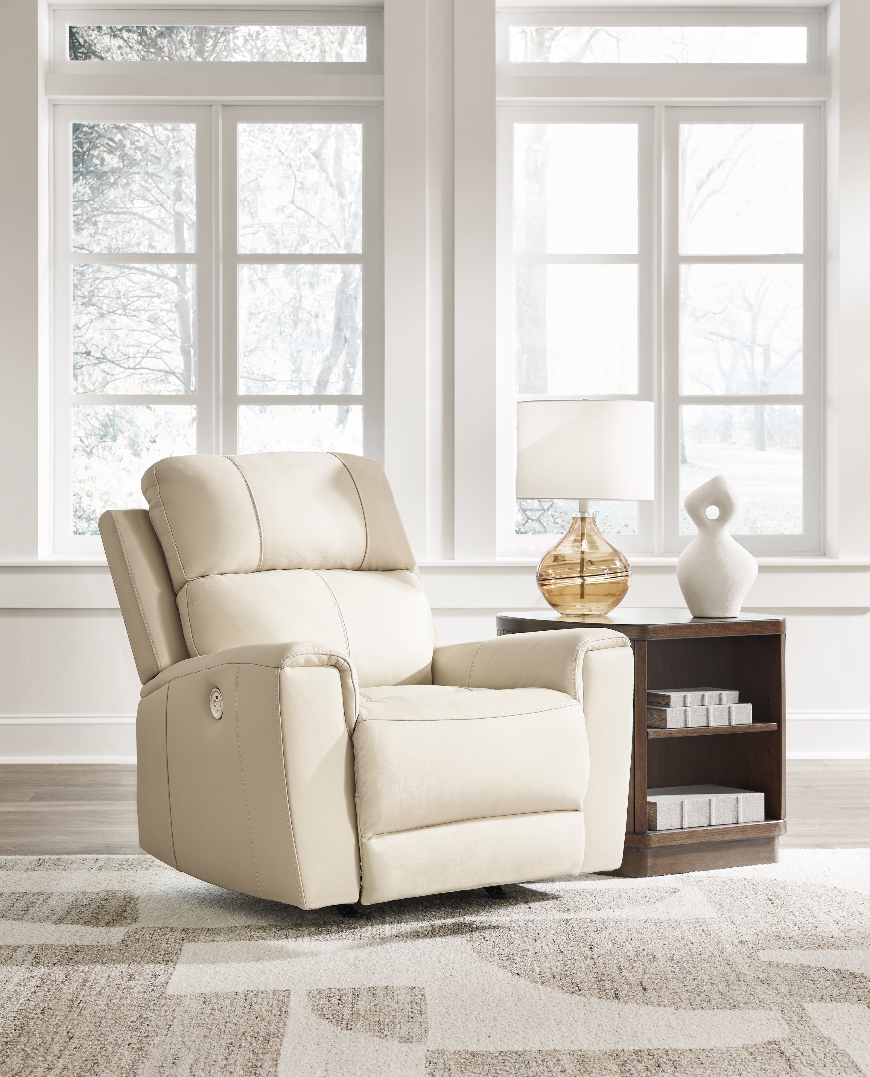 Floridian Furniture - Ashley Furniture - Dahlmoore Living Room - Power Rocker Recliner / Almond - U1320098
