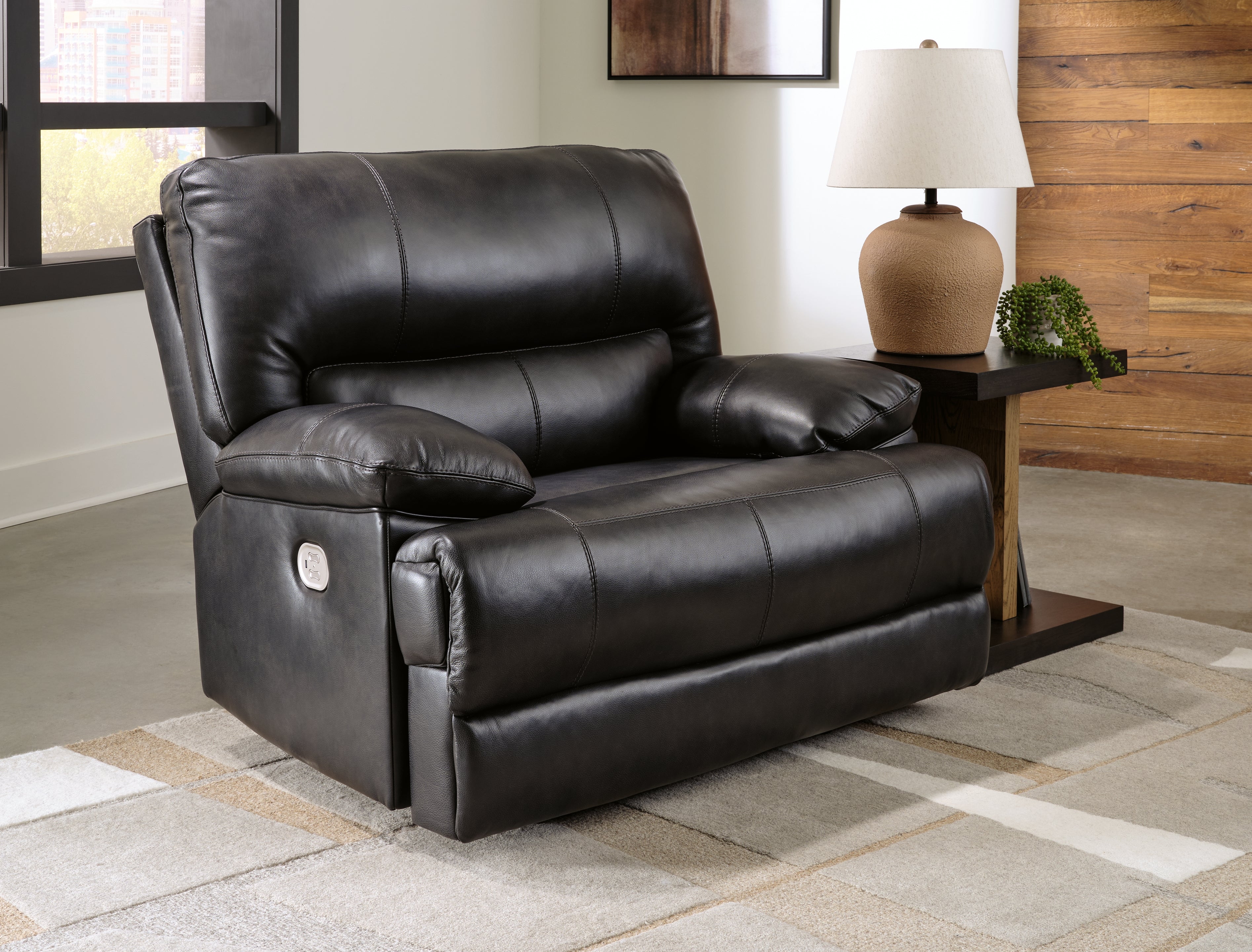 Floridian Furniture - Ashley Furniture - Mountainous Living Room - PWR Recliner/ADJ Headrest / Eclipse - U6580182