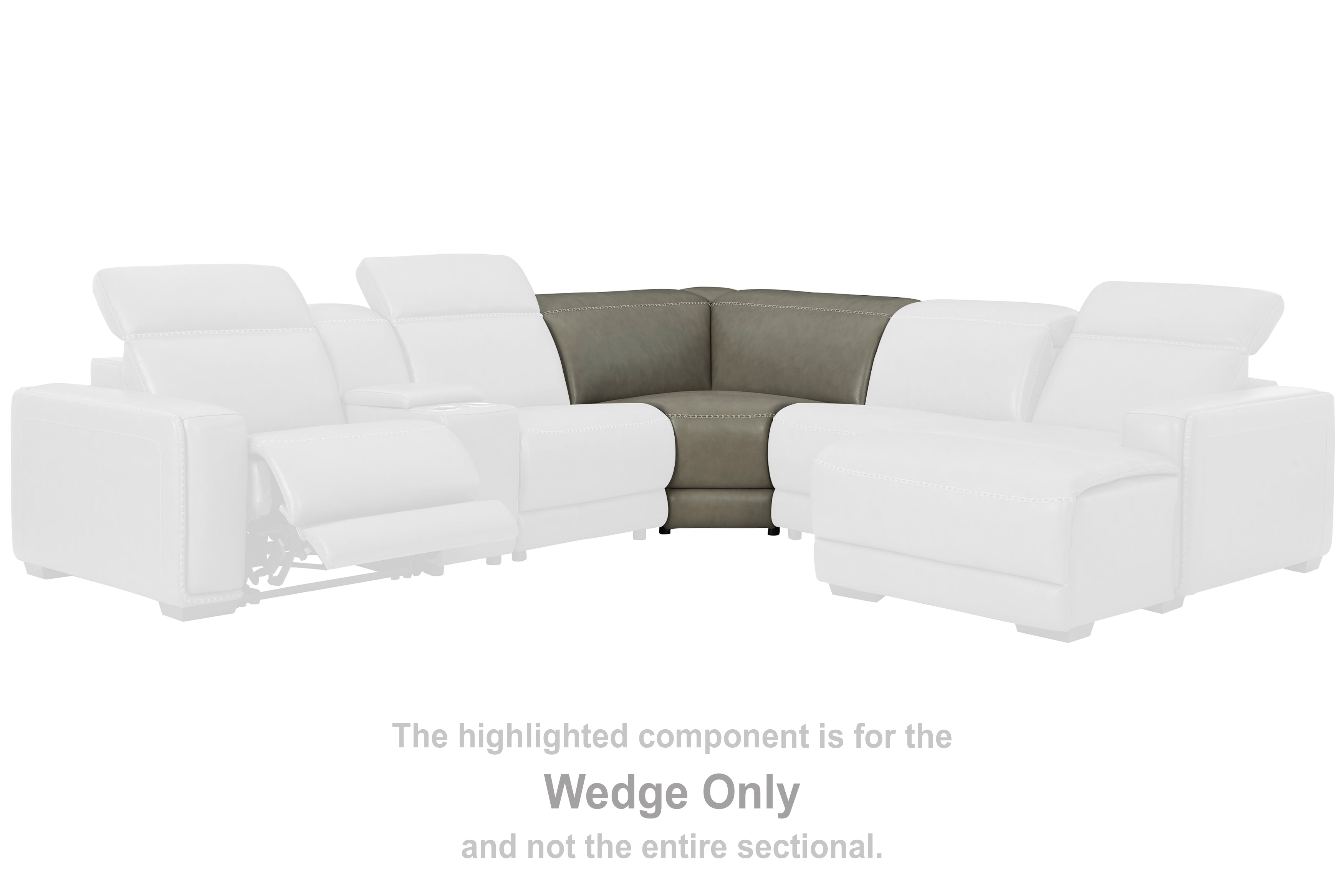 Floridian Furniture - Ashley Furniture - Correze Sectional - Wedge / Gray - U9420277