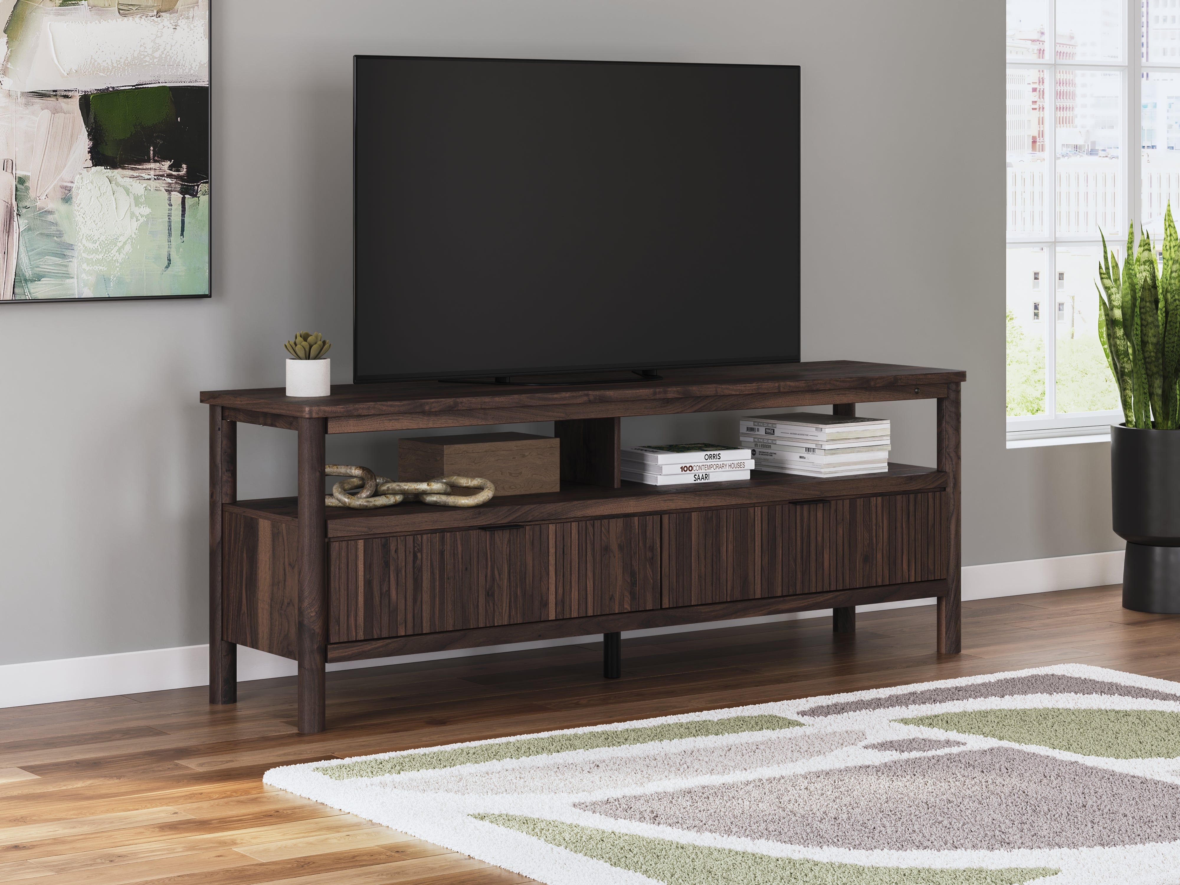 Floridian Furniture - Ashley Furniture - Cadmori TV Stand - 72" / Brown - W2614-68
