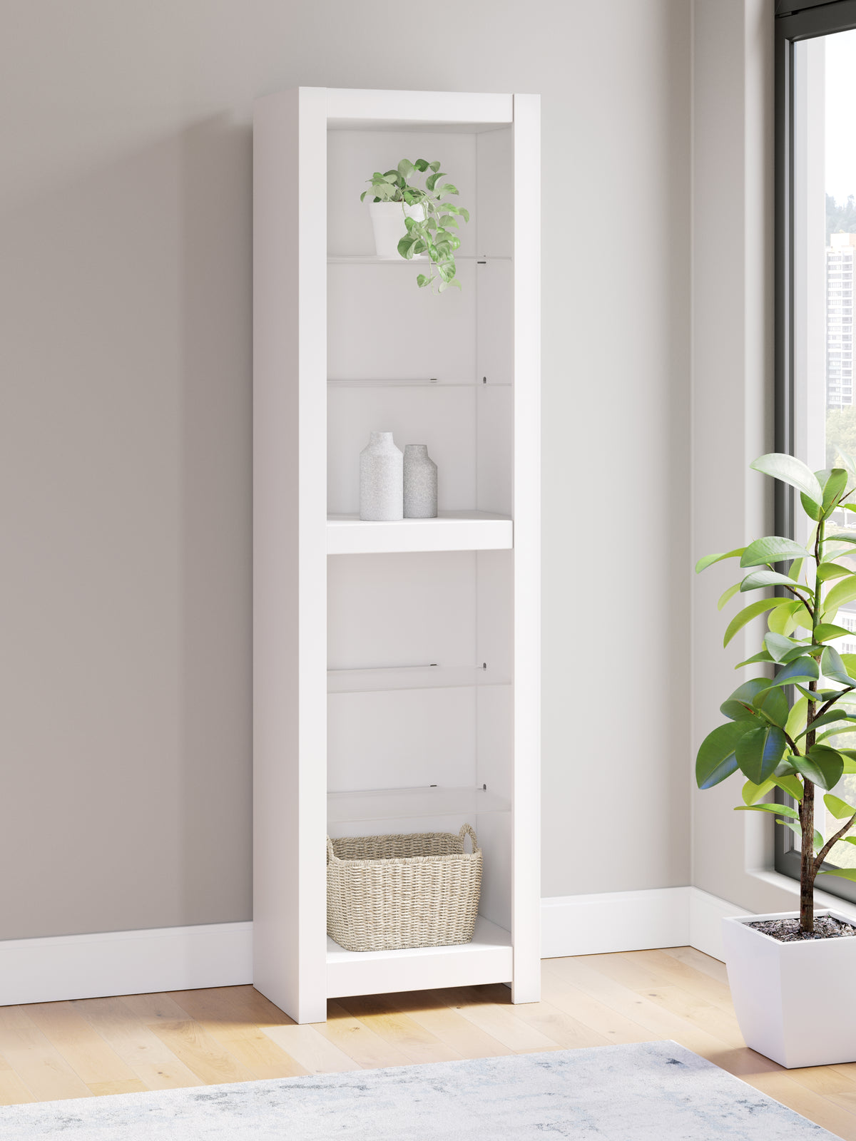 Floridian Furniture - Ashley Furniture - Brollevi Entertainment Center - Pier / White - W2722-24