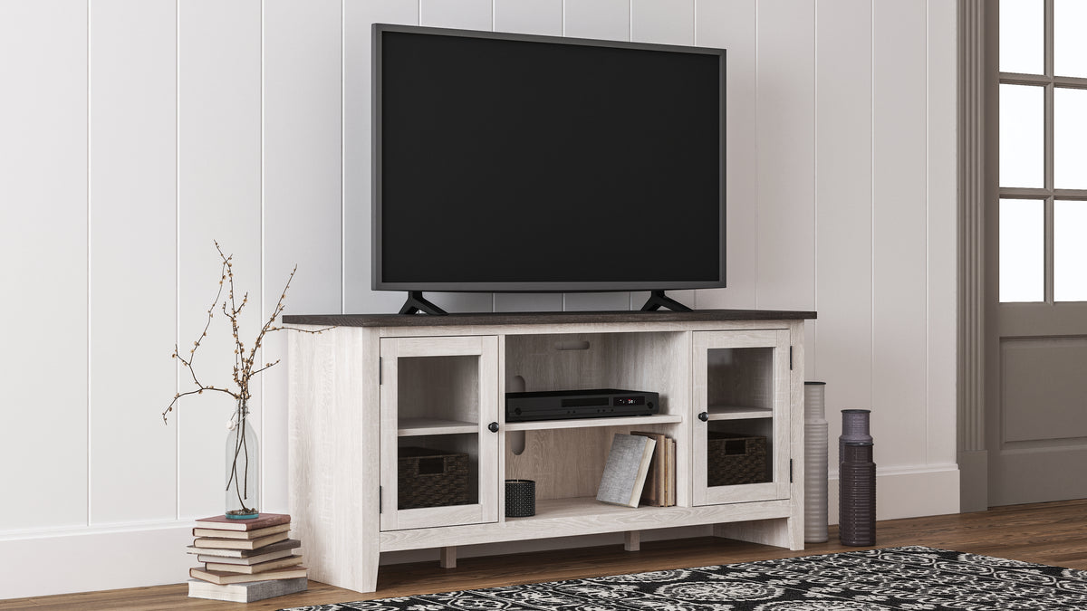 Floridian Furniture - Ashley Furniture - Dorrinson 60" TV Stand - 60" / Two-tone - W287-68