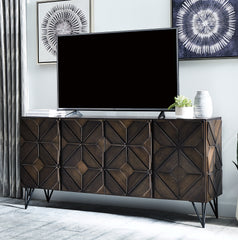 Floridian Furniture - Ashley Furniture - Chasinfield 72" TV Stand - 72" / Dark Brown - W648-68