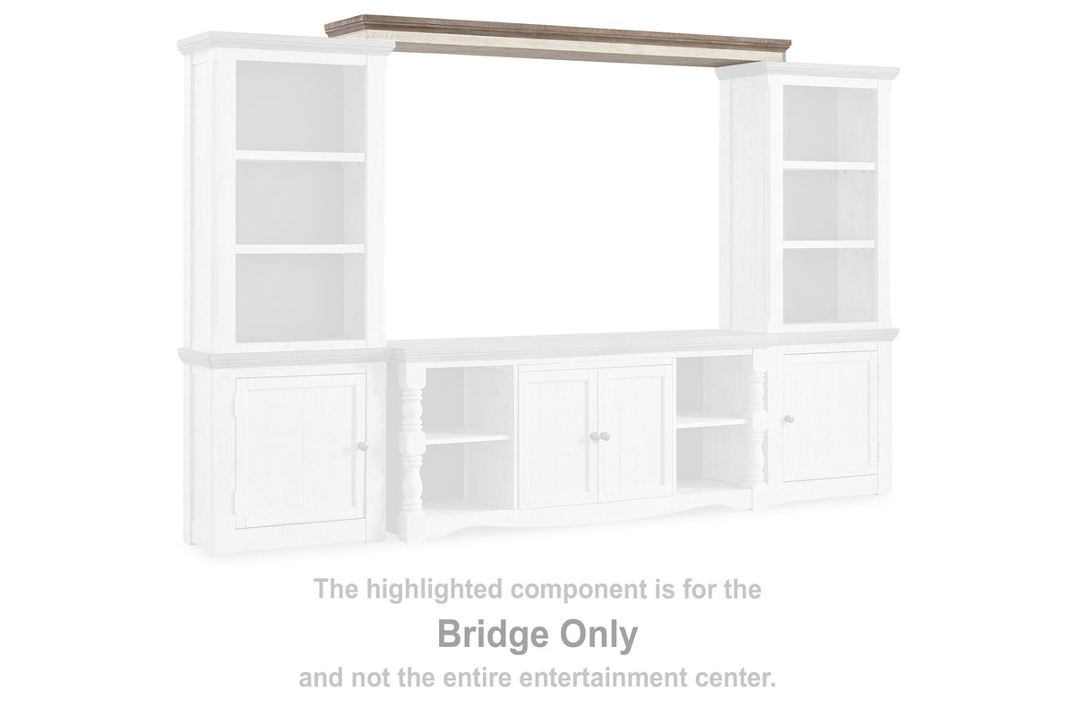 Floridian Furniture - Ashley Furniture - Havalance Entertainment Center - 4-Piece Entertainment Center / Two-tone - W814W1